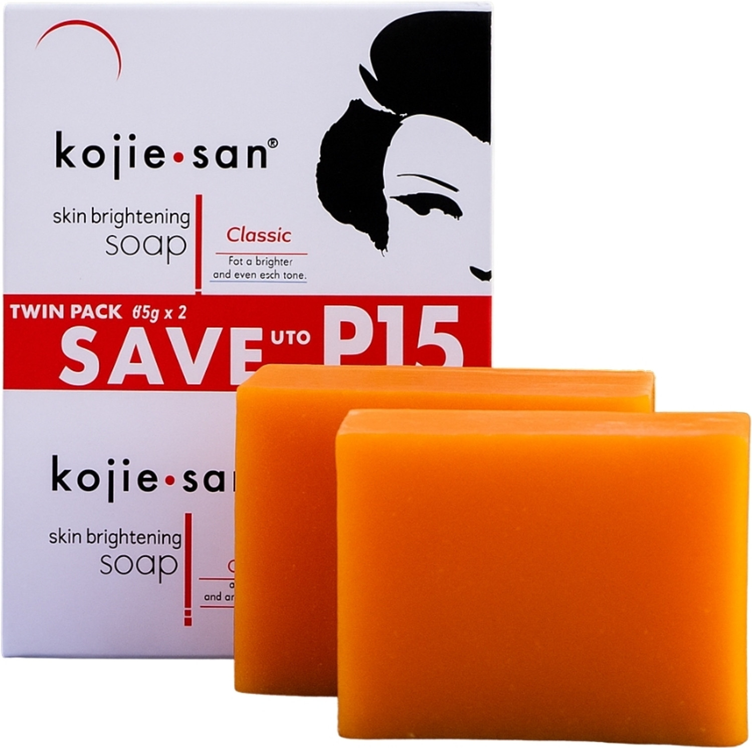 Image of kojie.san Skin and Body Brightening Soap - Original Kojic Acid, Dark Spot Remover Bar Soap