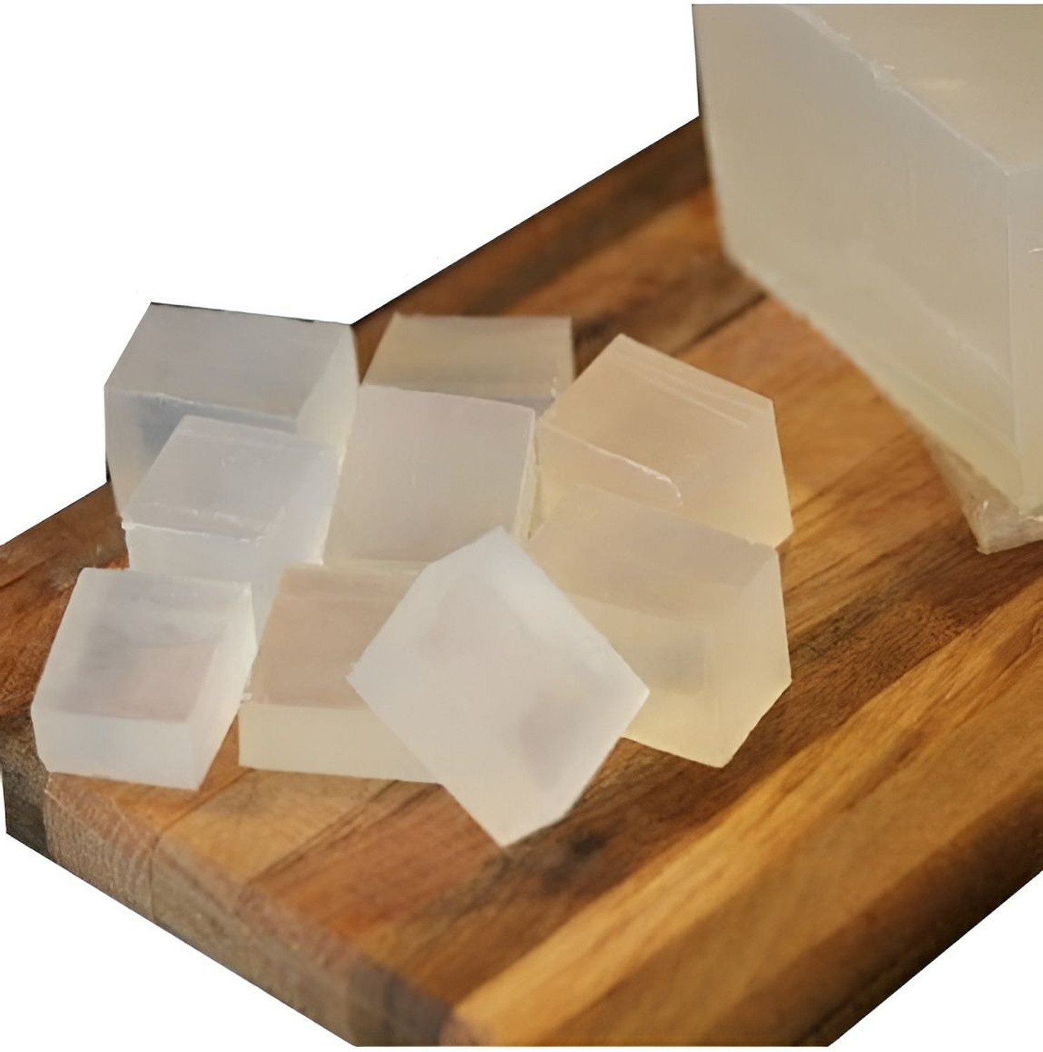 Image of G LOOK Pure Glycerin Soap Base Crystal Clear Melt and Pour Soap Making Base
