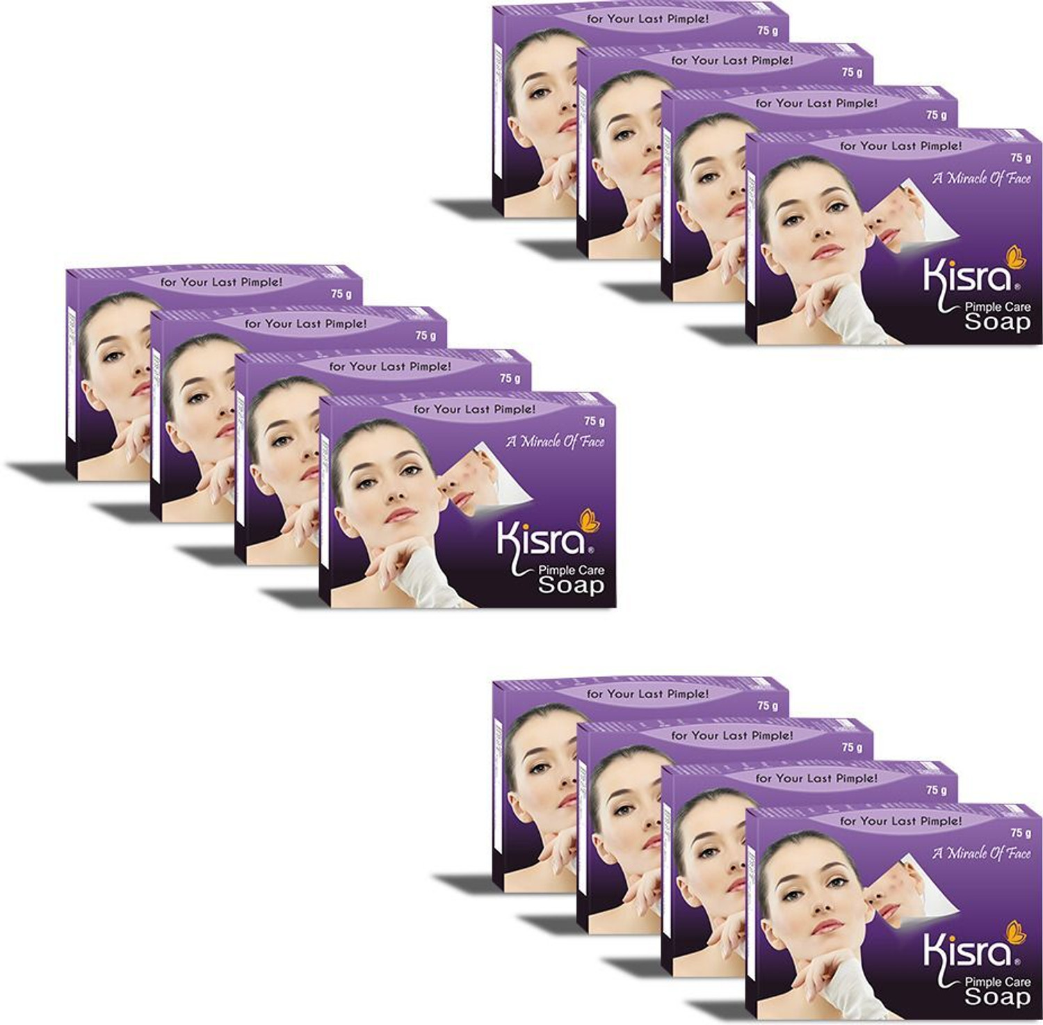 Image of KISRA Pimple Care Soap for Acne, Sun Tan, Blemishes, Fine Line, Darkspots |Men, Women