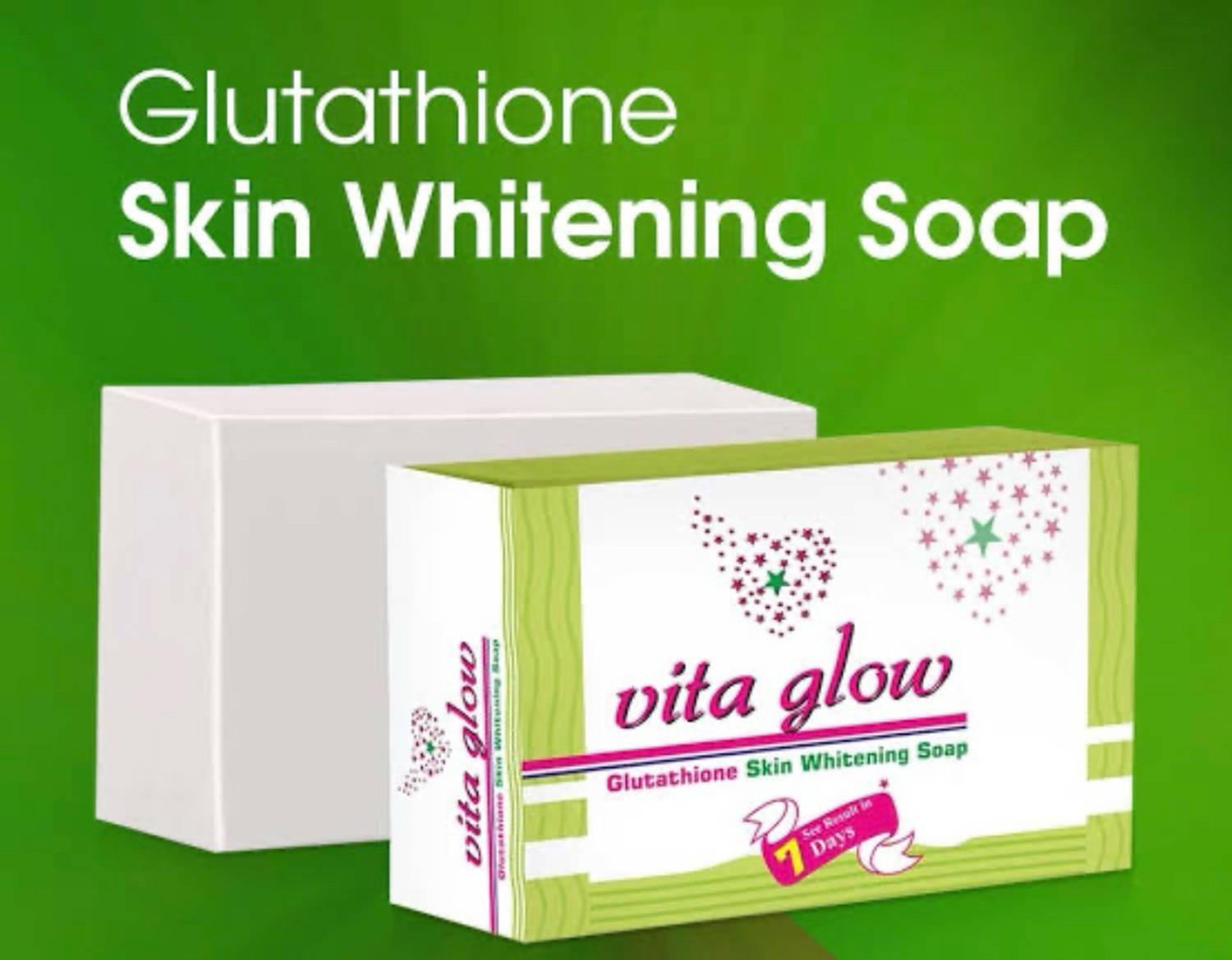 vita glow glutathione soap vita glow skin whitening soap (135 g)