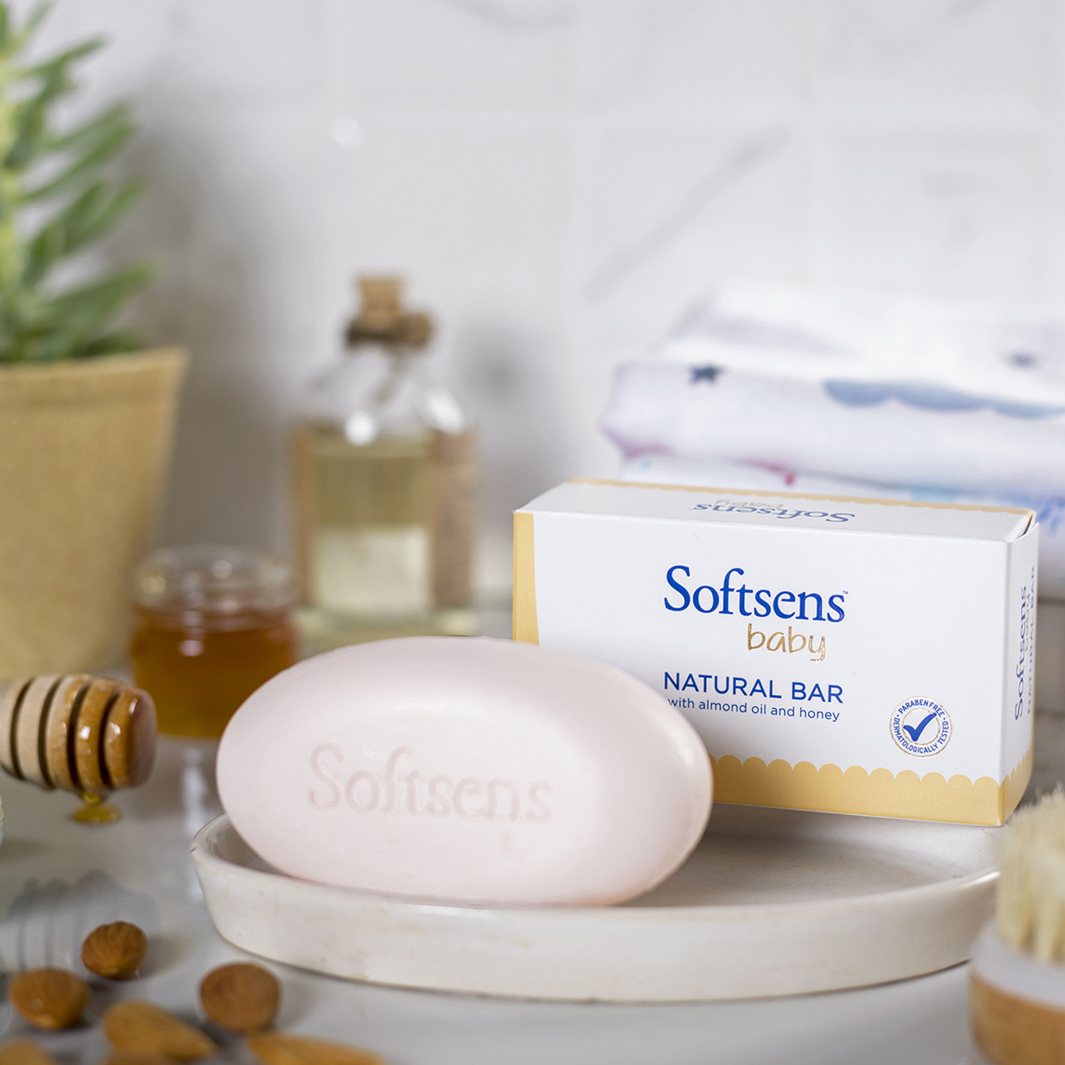 Image of Softsens Natural Bar Multipack (300gx4)