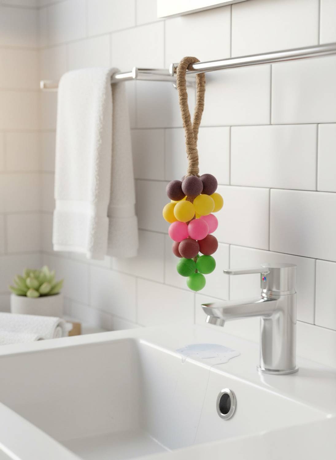 Any ways Grapes Shape Hanging Handwash Soap for Bathroom & Kitchen