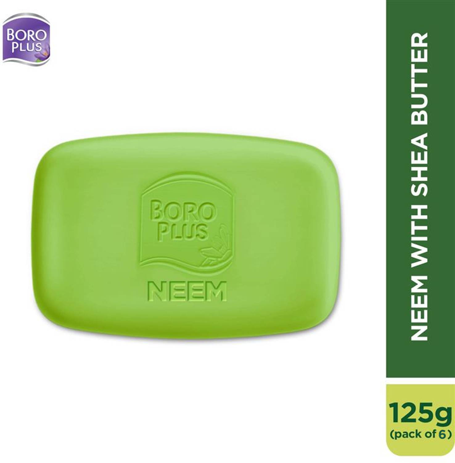 BOROPLUS Neem & Shea Butter Soap 125g - Image 3