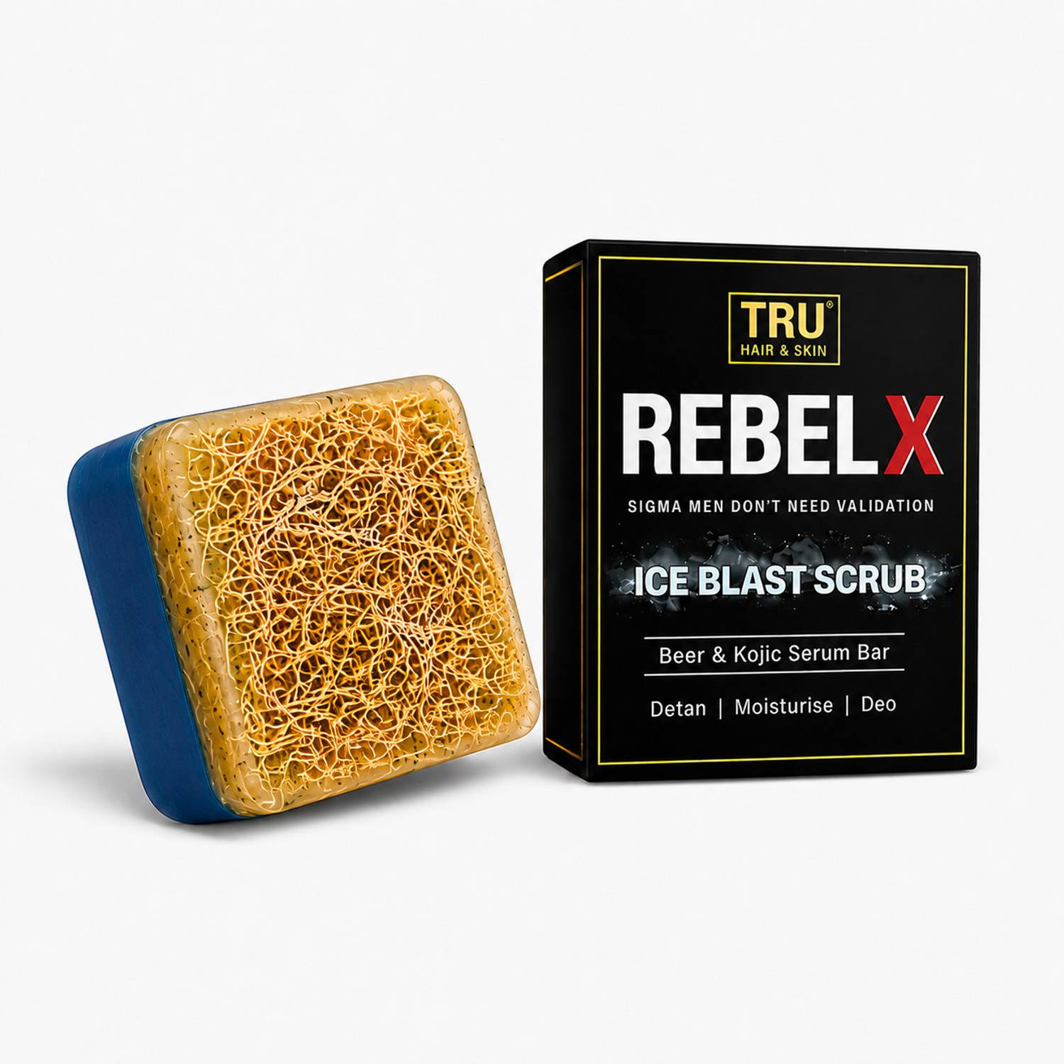 TRU RebelX De Tan Soap Bar Menthol Cooling 100g