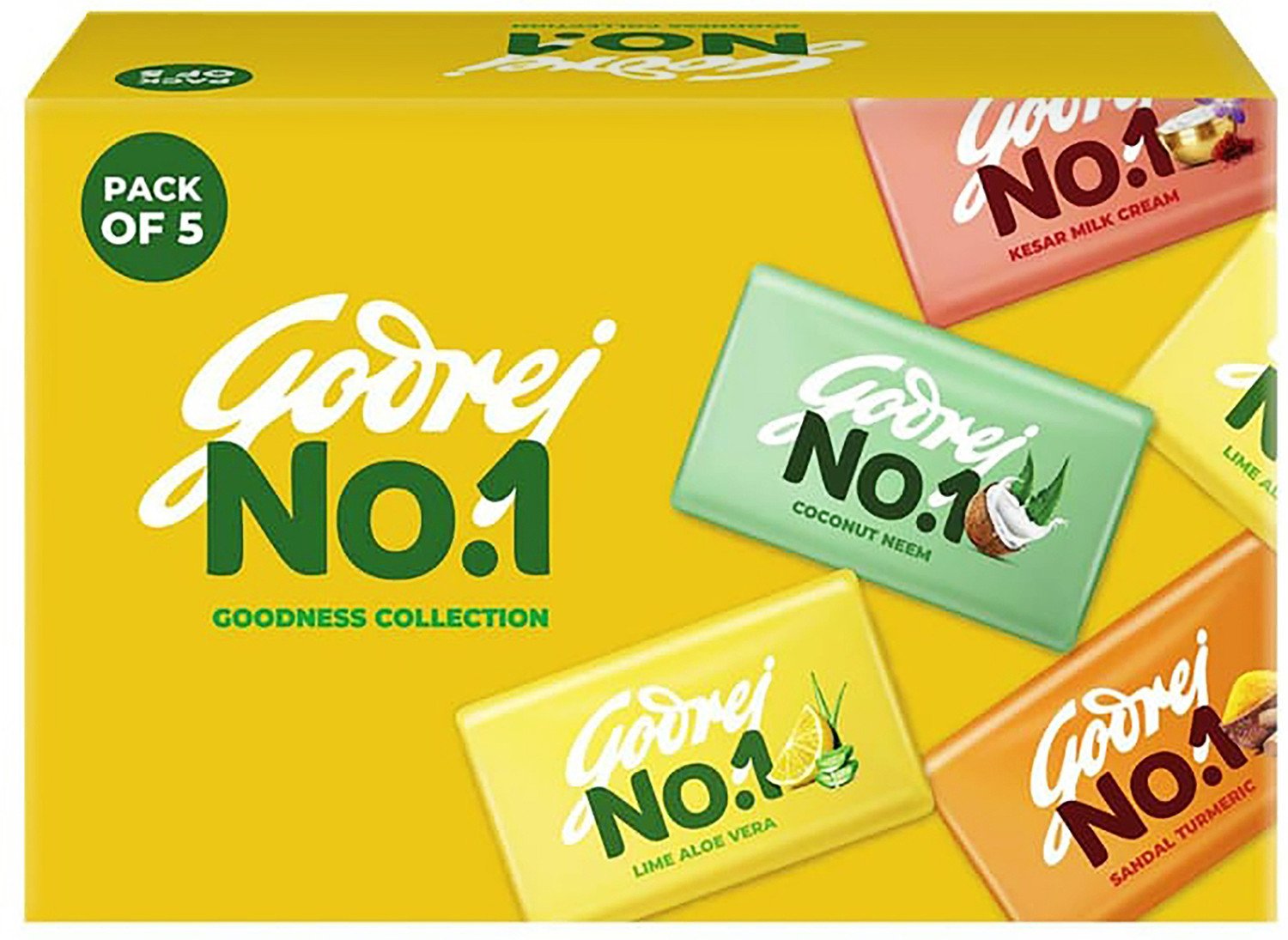 Image of Godrej No.1 Goodness Collection Bath Soap