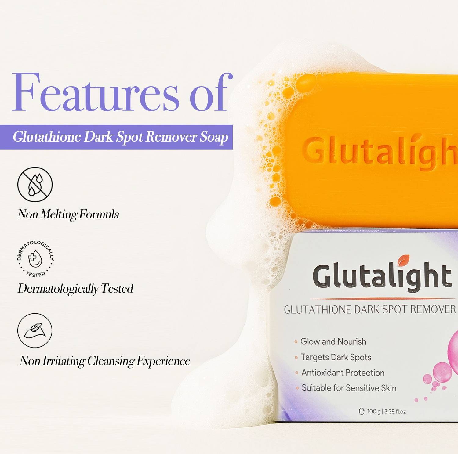 Glutalight Glutathione Dark Spot Remover Soap