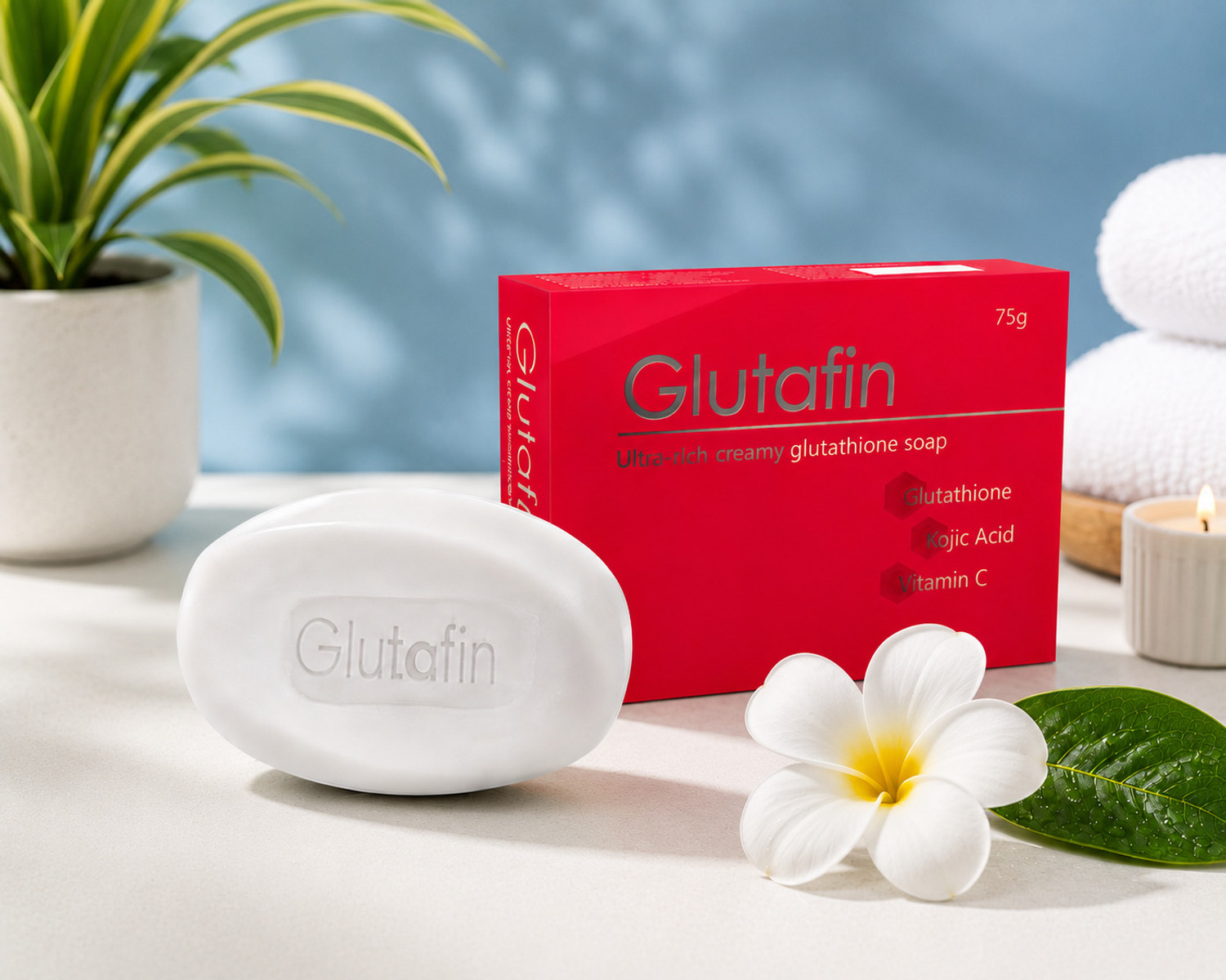 Image of Glutafin Skin Glow Soap skin Whitening Pack of 1