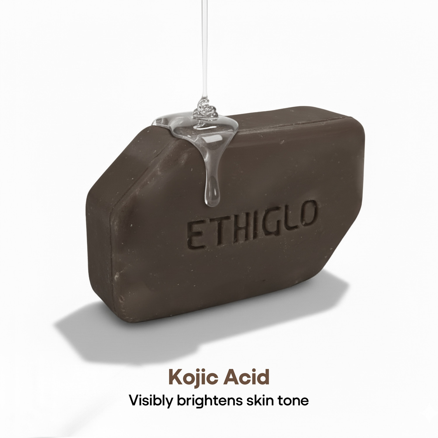 Image of ETHIGLO Skin Lightening Soap with Kojic Acid, Glycolic Acid for radiant skin