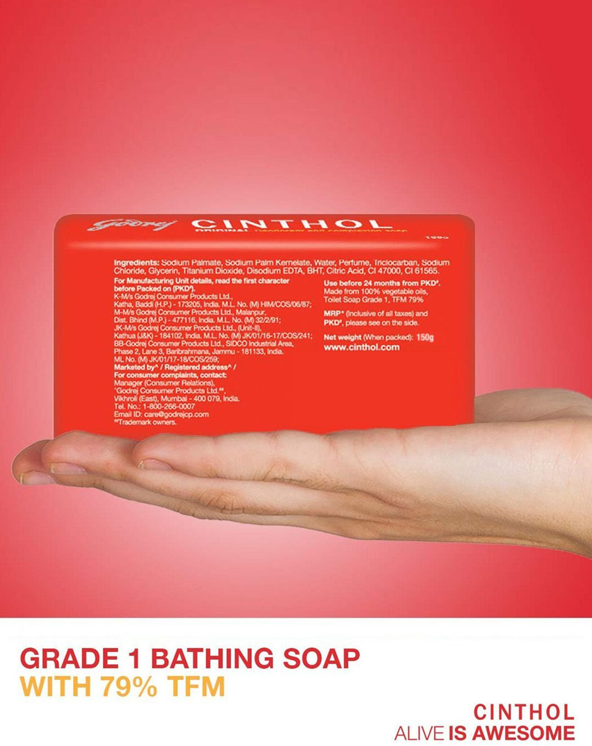 Image of CINTHOL Original Soap.