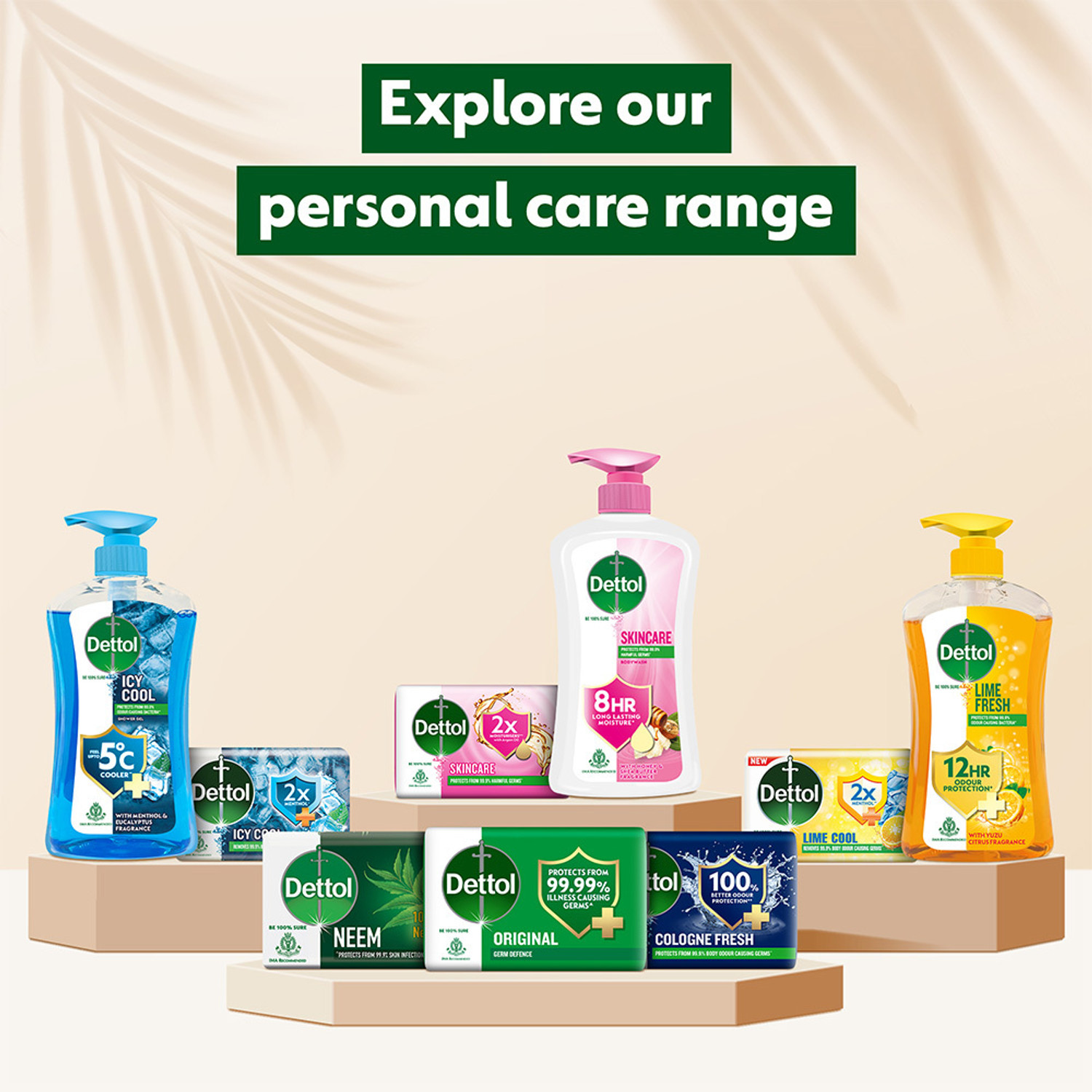 Image of Dettol Original Bathing Soap for Men & Women, for Face, Body & Hands, Combo for Summer