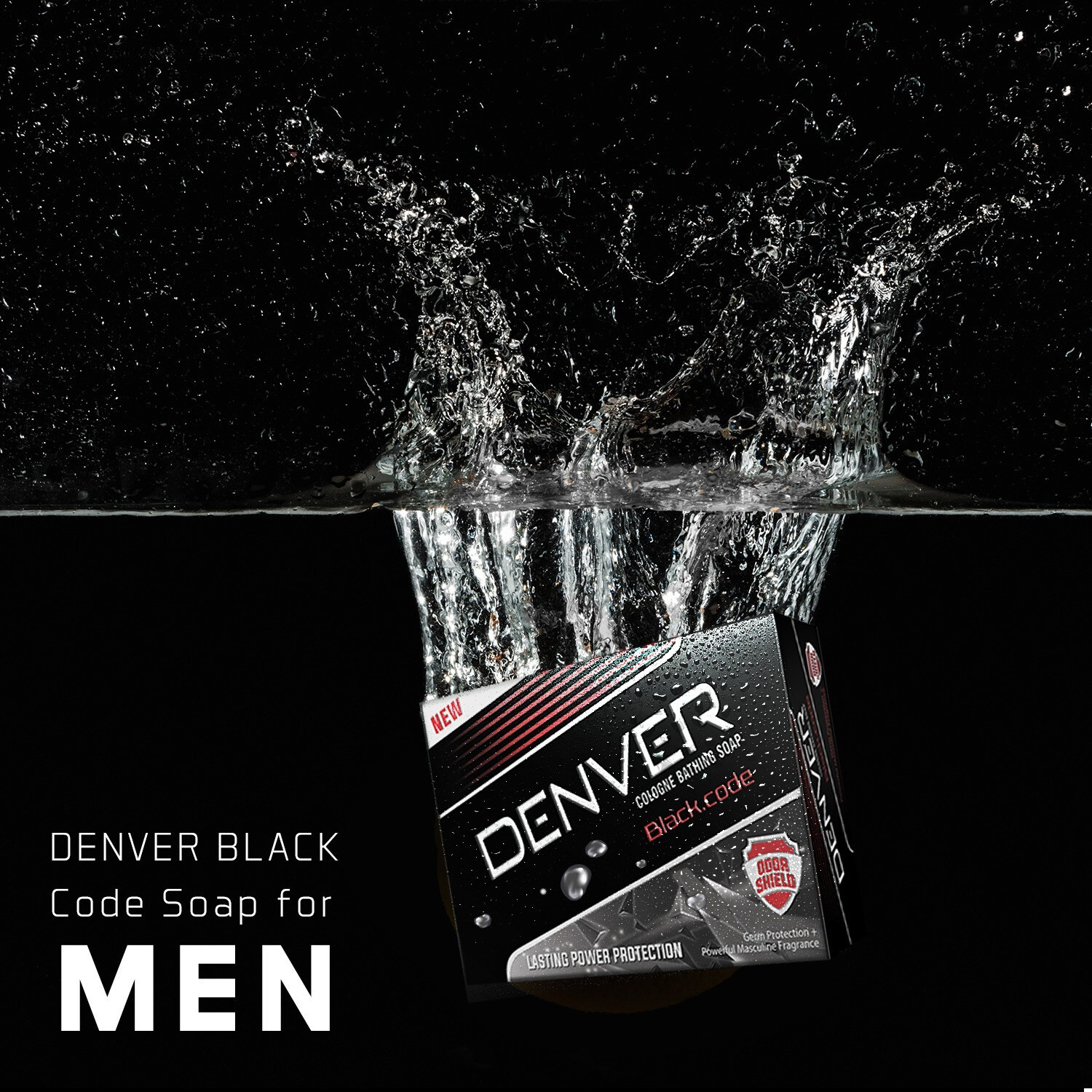 Image of DENVER Black Code Soap (Pack Of 5)