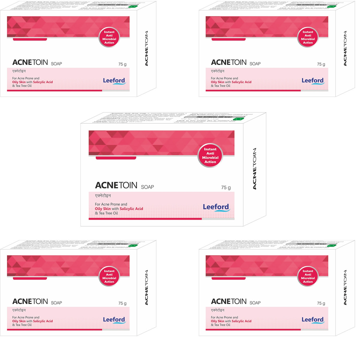 Image of Leeford Salicylic Acid & Tea Tree Oil Soap for Body Acne | Controls Sebum Production