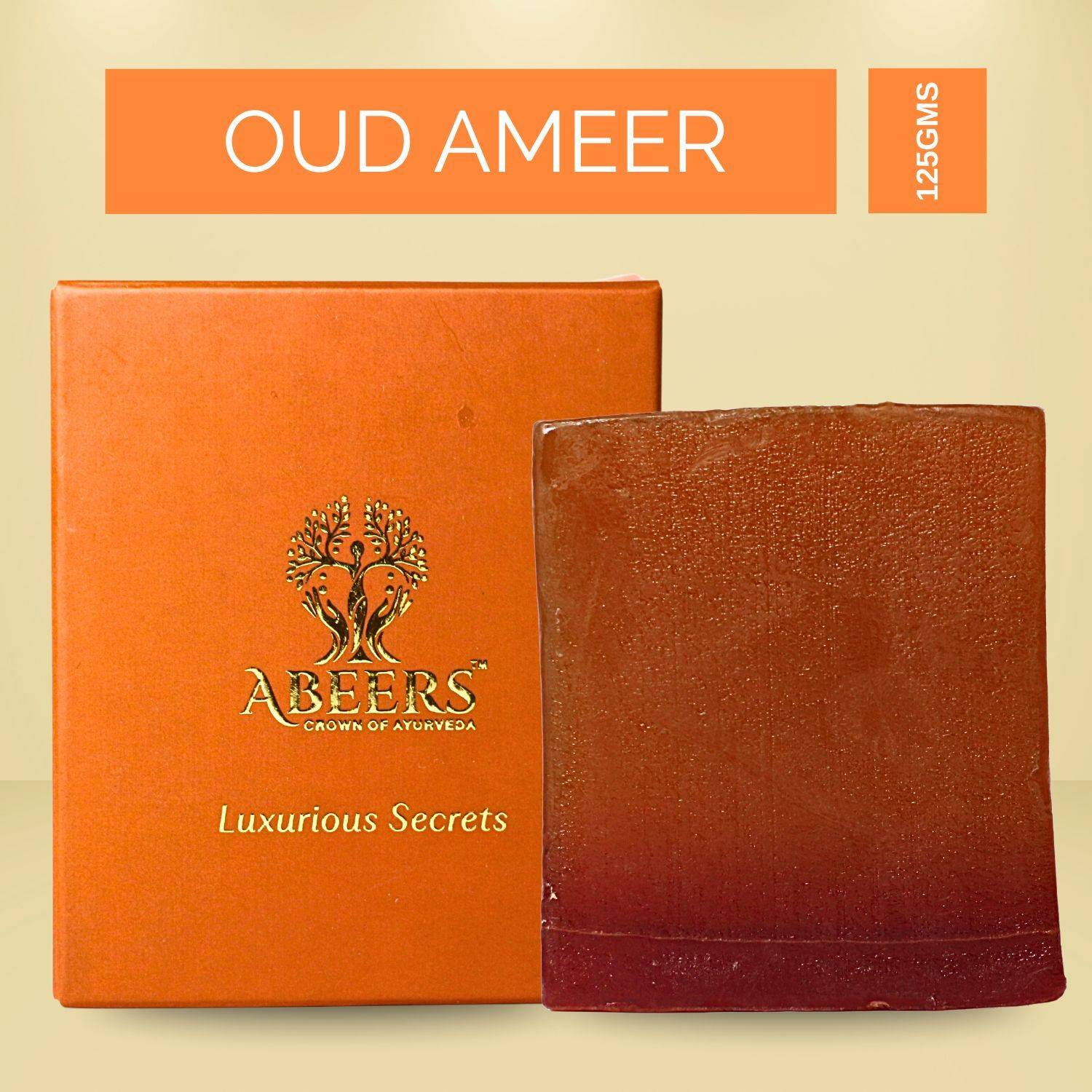 Abeers Oud Ameer Handmade Soap | Soft Base Luxury Bath Soap |