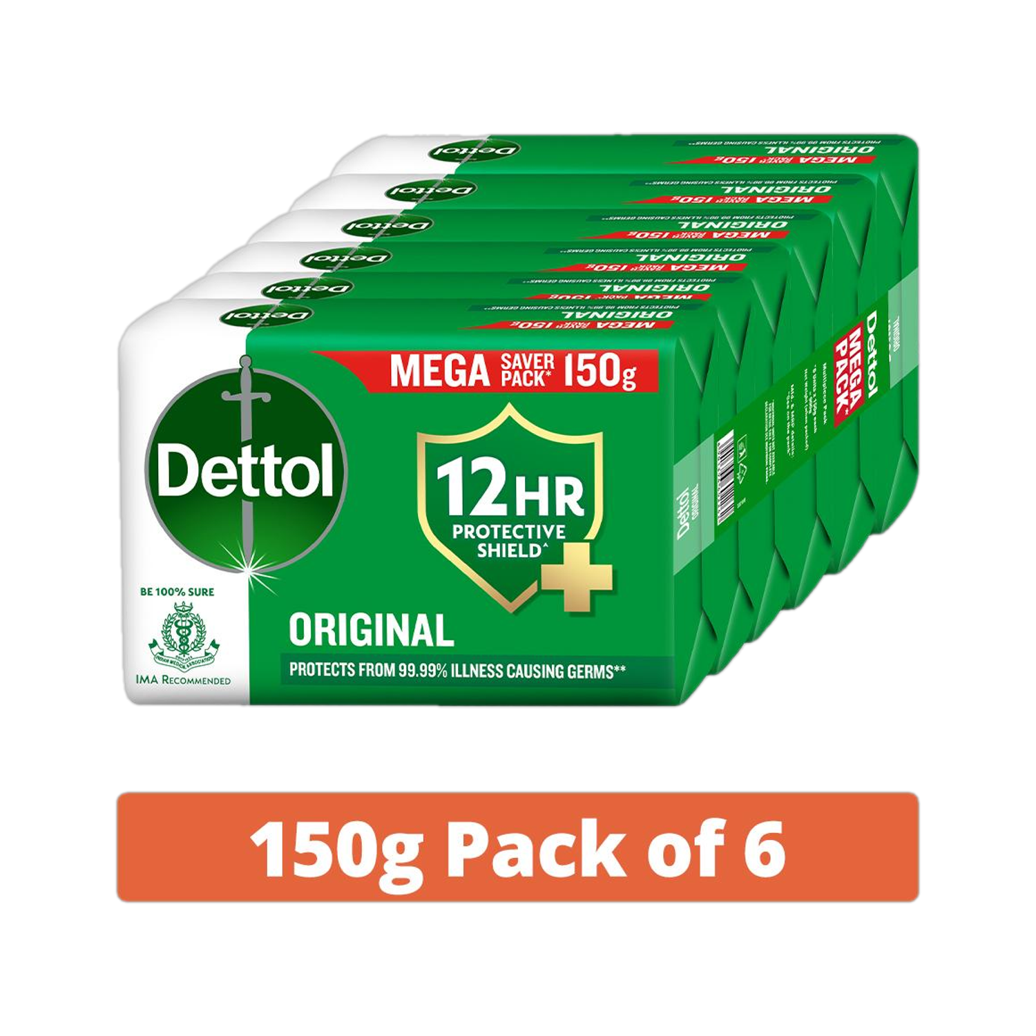 Dettol Original Bathing Soap Combo for Summer - Image 1