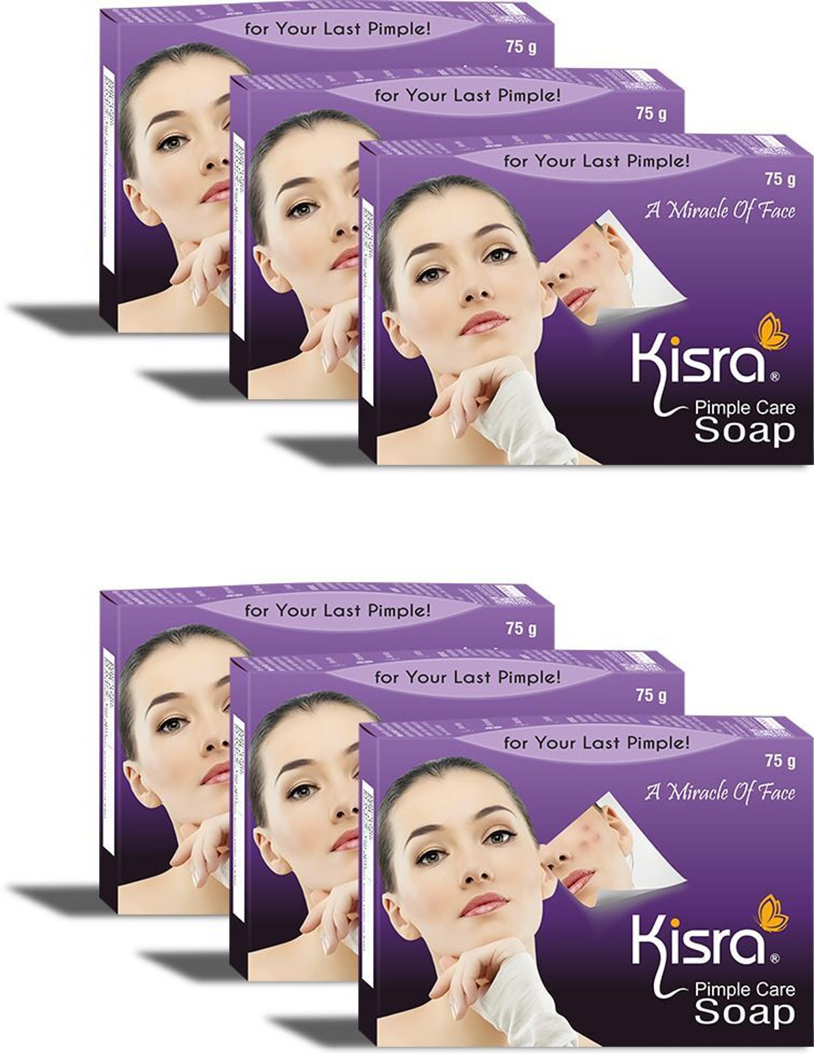 Image of KISRA Pimple Care Soap for Acne, Sun Tan, Blemishes, Fine Line, Darkspots |Men, Women