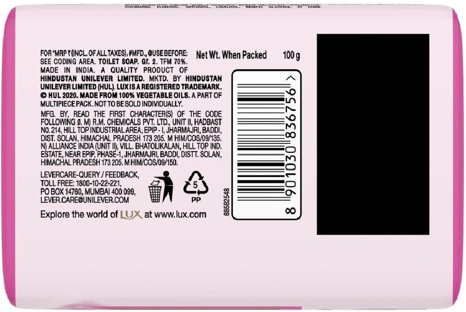 Image of LUX Soft Glow Rose & Vitamin E For Glowing Skin Beauty Bar Mega Pack