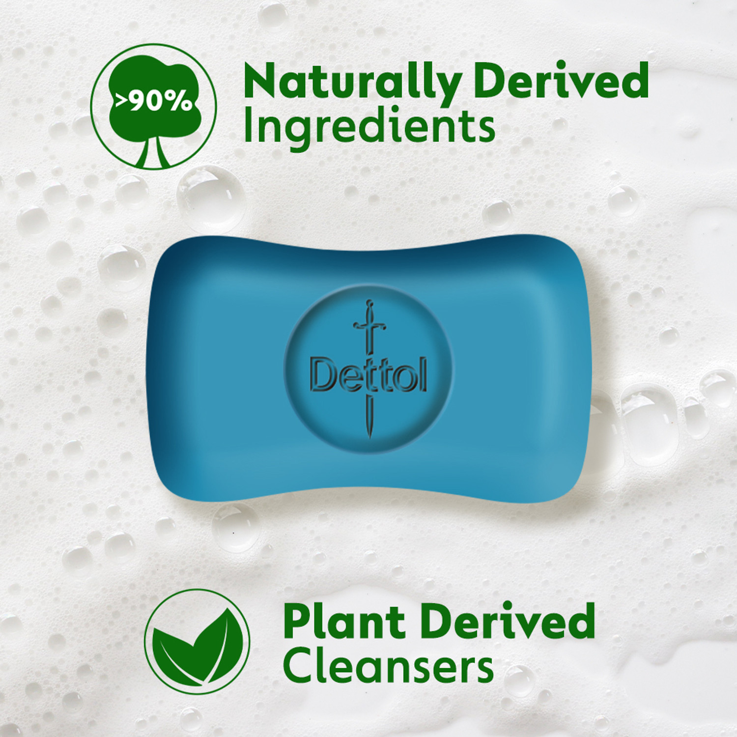 Image of Dettol Icy Cool Bathing Soap bar with 2x Menthol