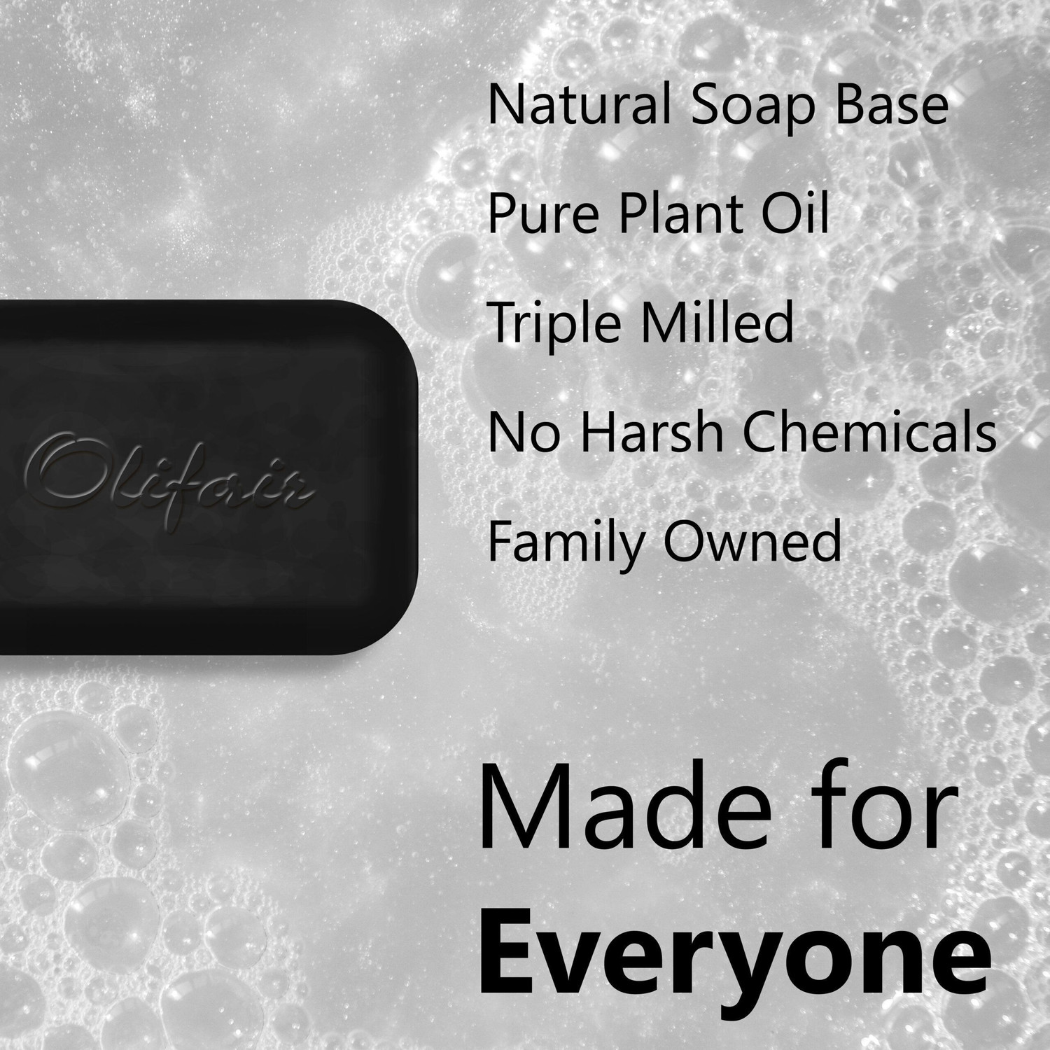 Image of Olifair Charcoal Whitening Soap pack of 1