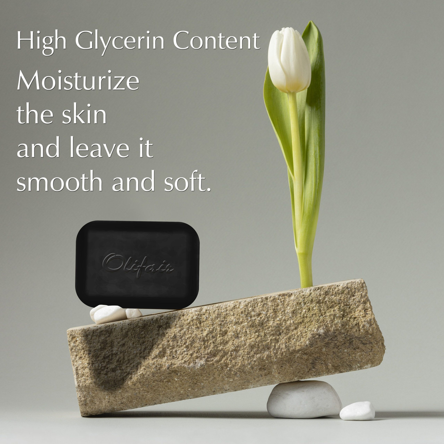 Image of Olifair Charcoal Whitening Soap pack of 1