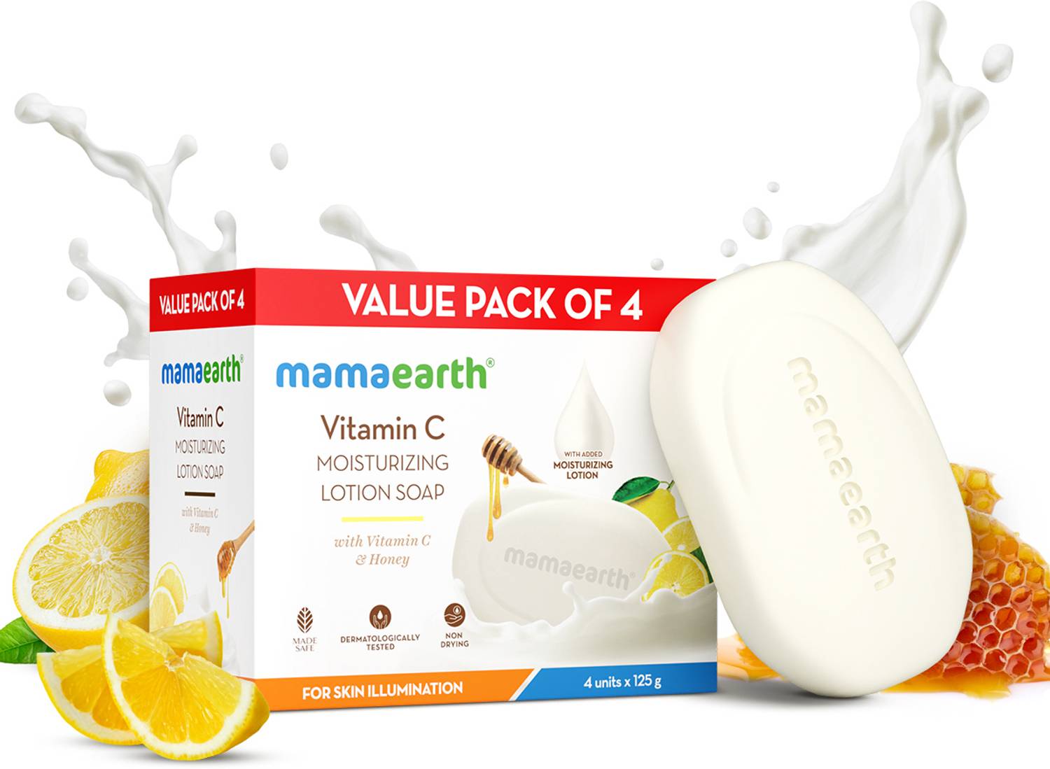 Mamaearth Vitamin Deep Cleansing Soap - Image 1