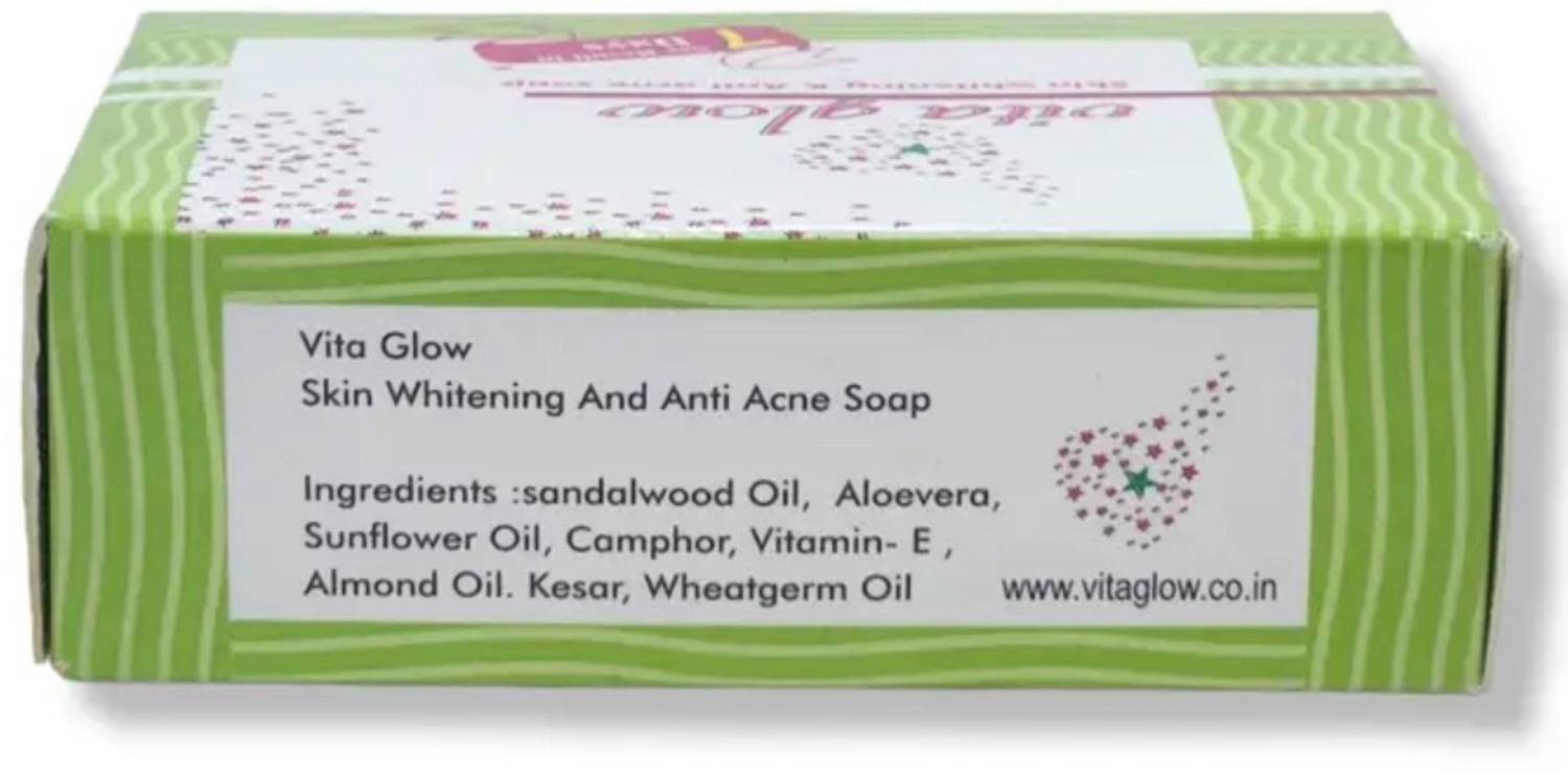 vita glow skin whitening soap (135 g)