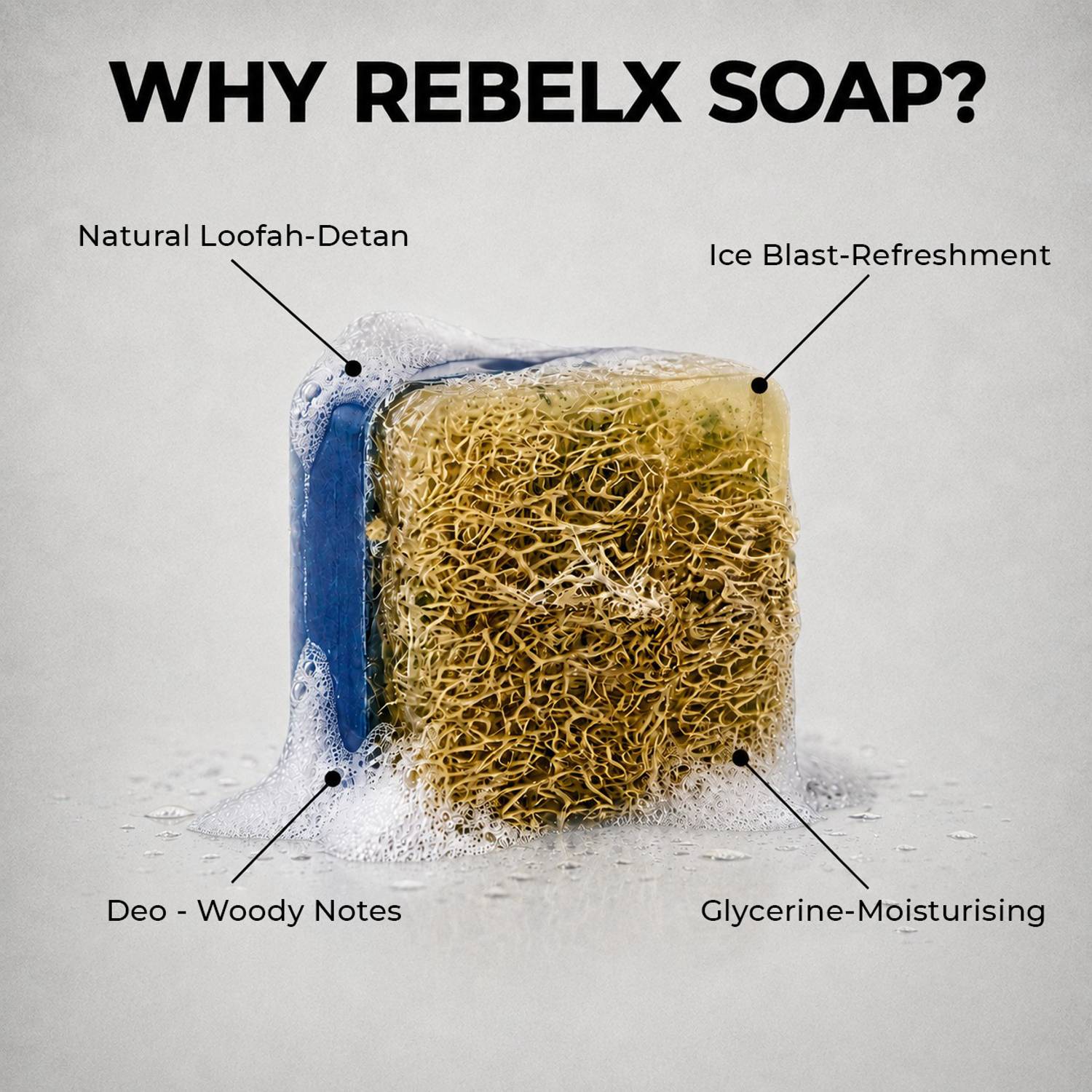 TRU RebelX De Tan Soap Bar 100g - Image 3