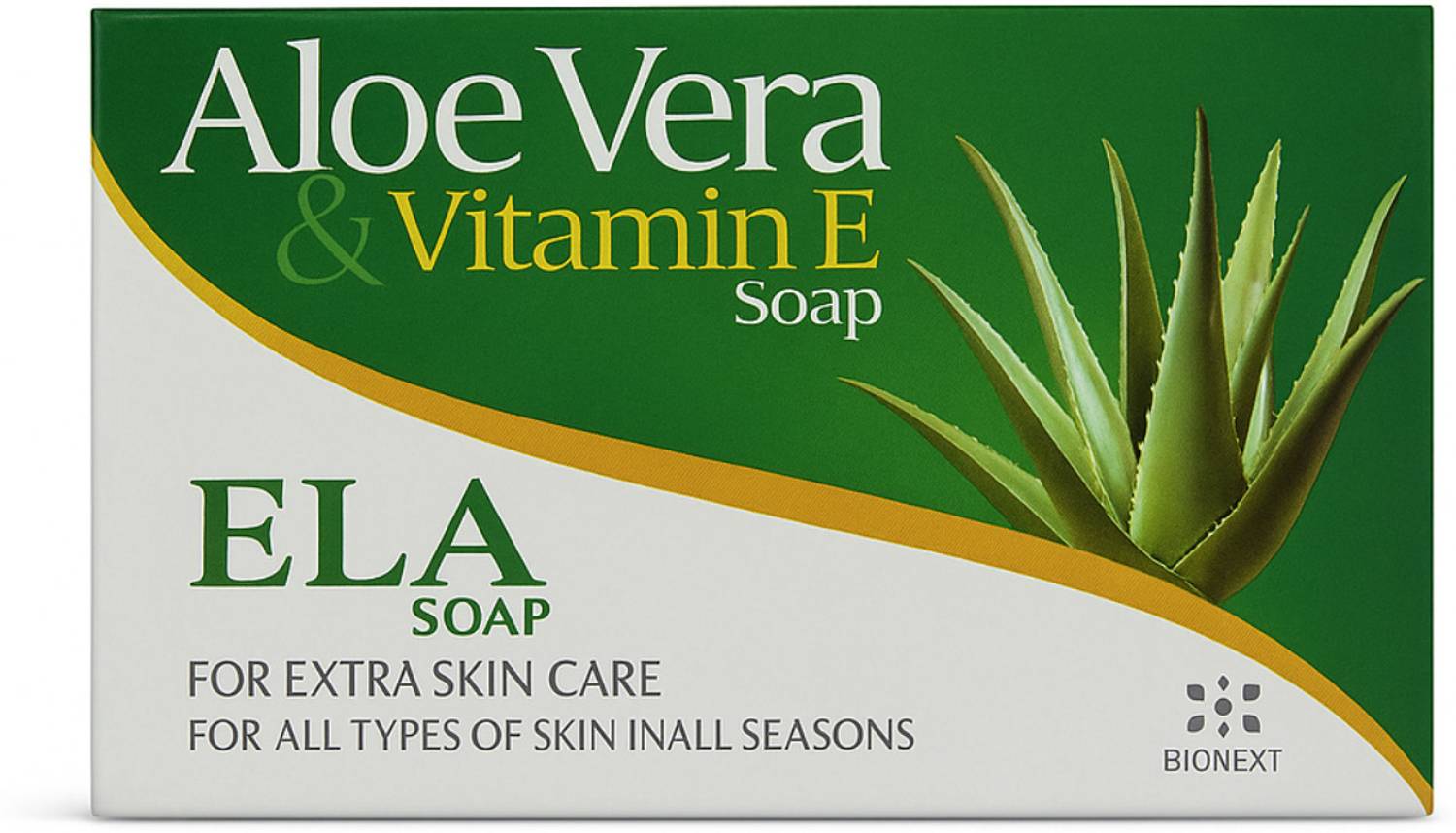 Biorome Ela Soap AloeVera & Vitamin E – Gentle Cleansing & Skin Hydration – 75g