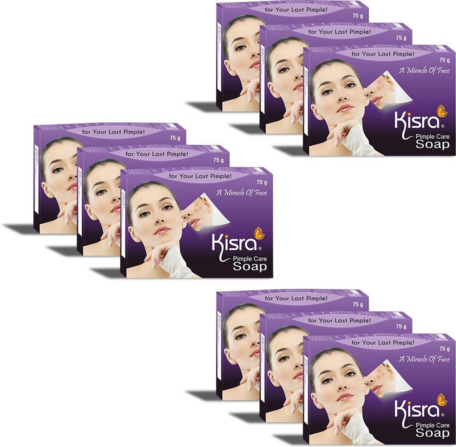 Image of KISRA Pimple Care Soap for Acne, Sun Tan, Blemishes, Fine Line, Darkspots |Men, Women