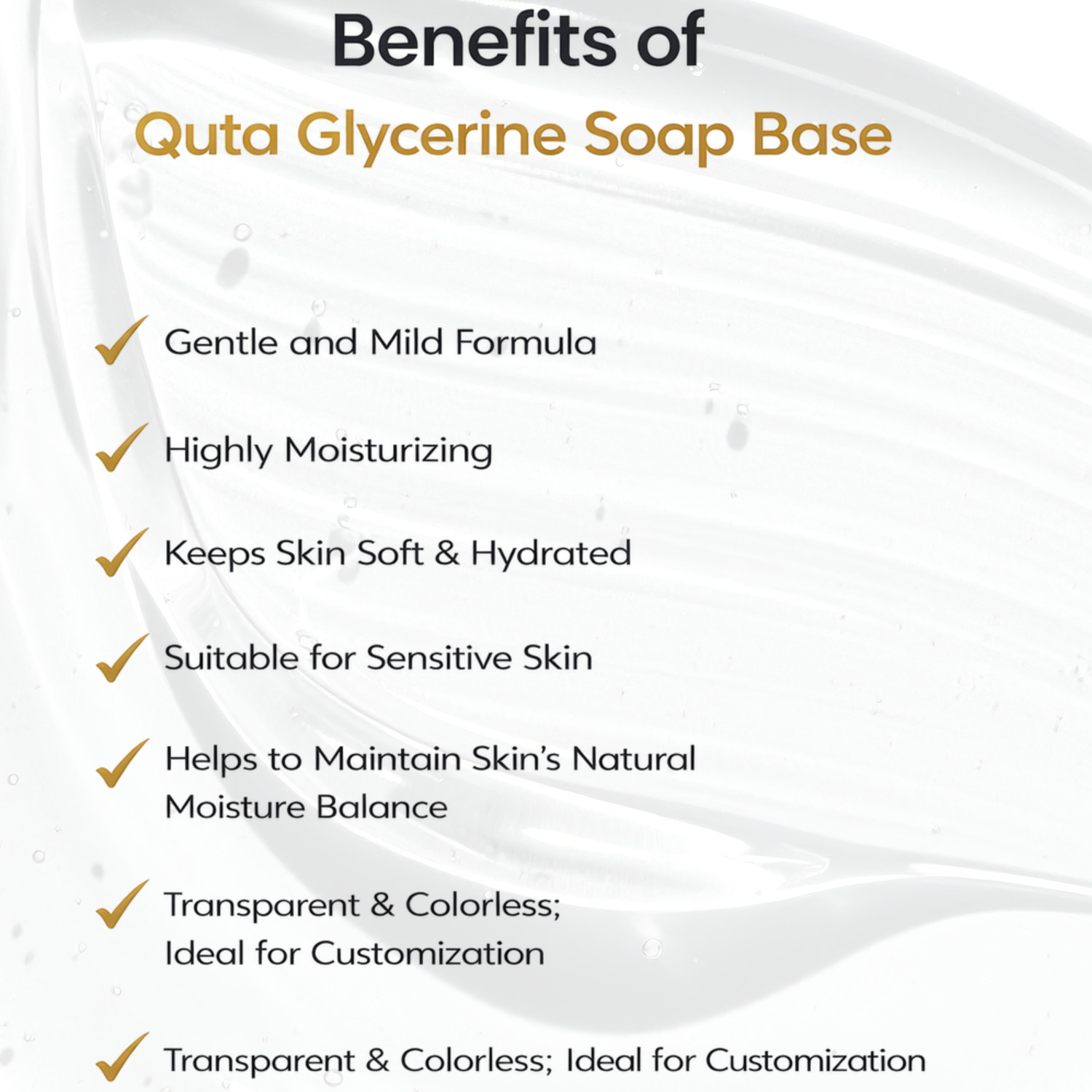Image of QUTA Transparent Melt and Pour Soap Base