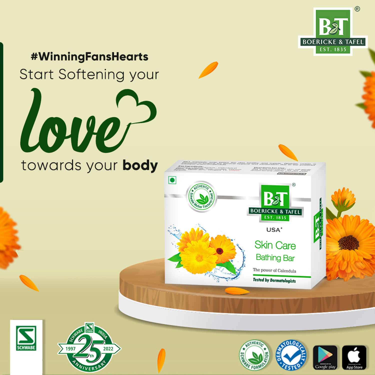Image of Boericke & Tafel Skin Care Bathing Soap - For skin radiance and glow (Pack of 3)