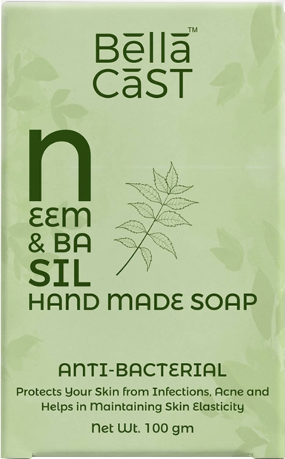 BellaCast Neem Basil Soap | Handmade Butter Bath Soap