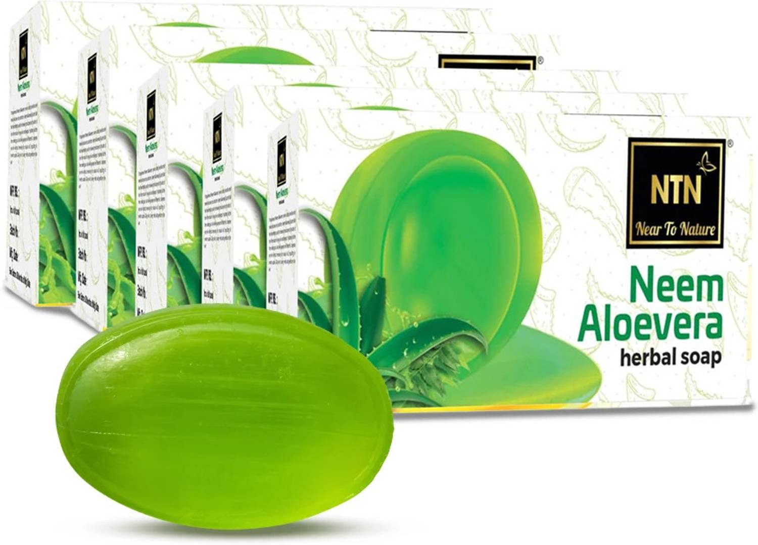 NTN Neem Tulsi Aloevera herbal soap 5*100g (500 g)