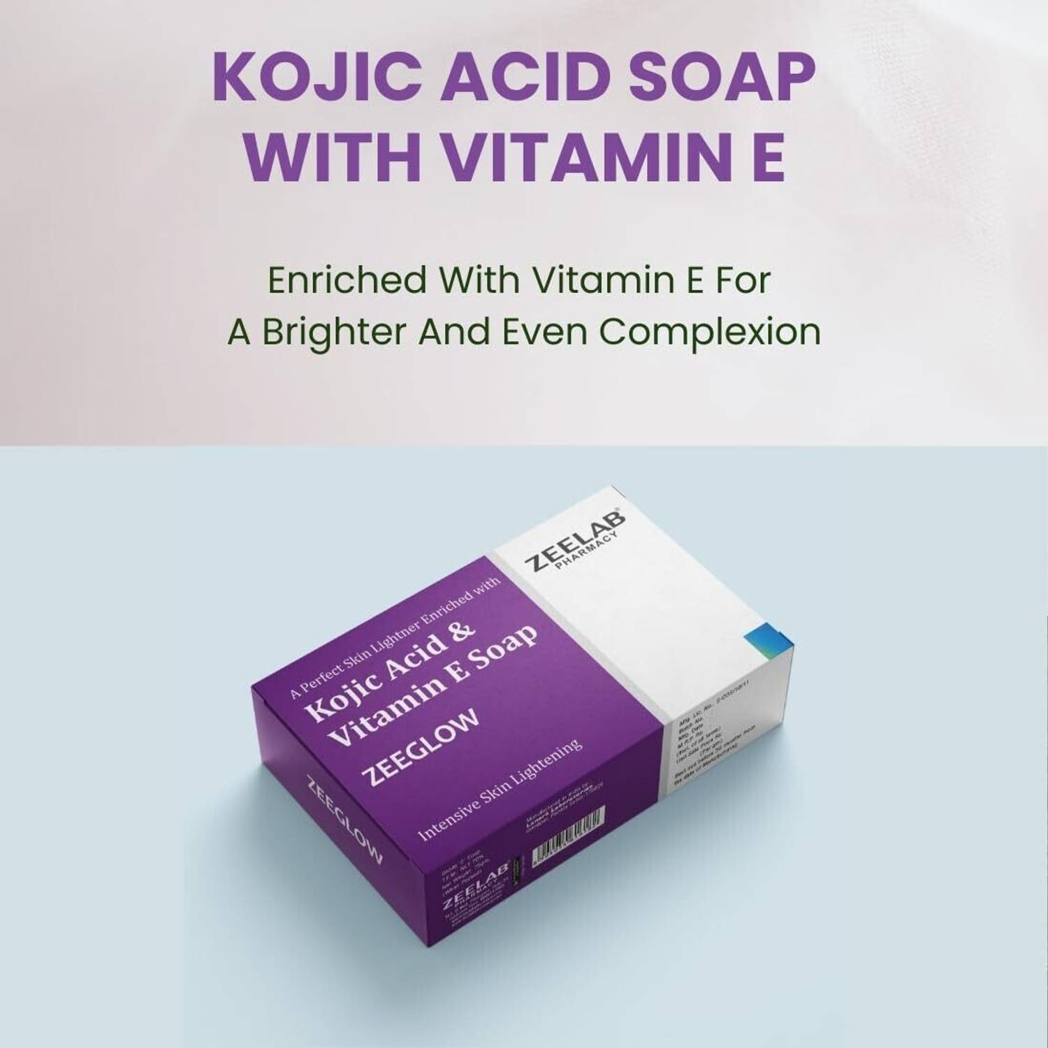 ZEE LAB Zeeglow Kojic Acid Soap With Vitamin E - Price in India, Buy ZEE  LAB Zeeglow Kojic Acid Soap With Vitamin E Online In India, Reviews,  Ratings & Features | Flipkart.com
