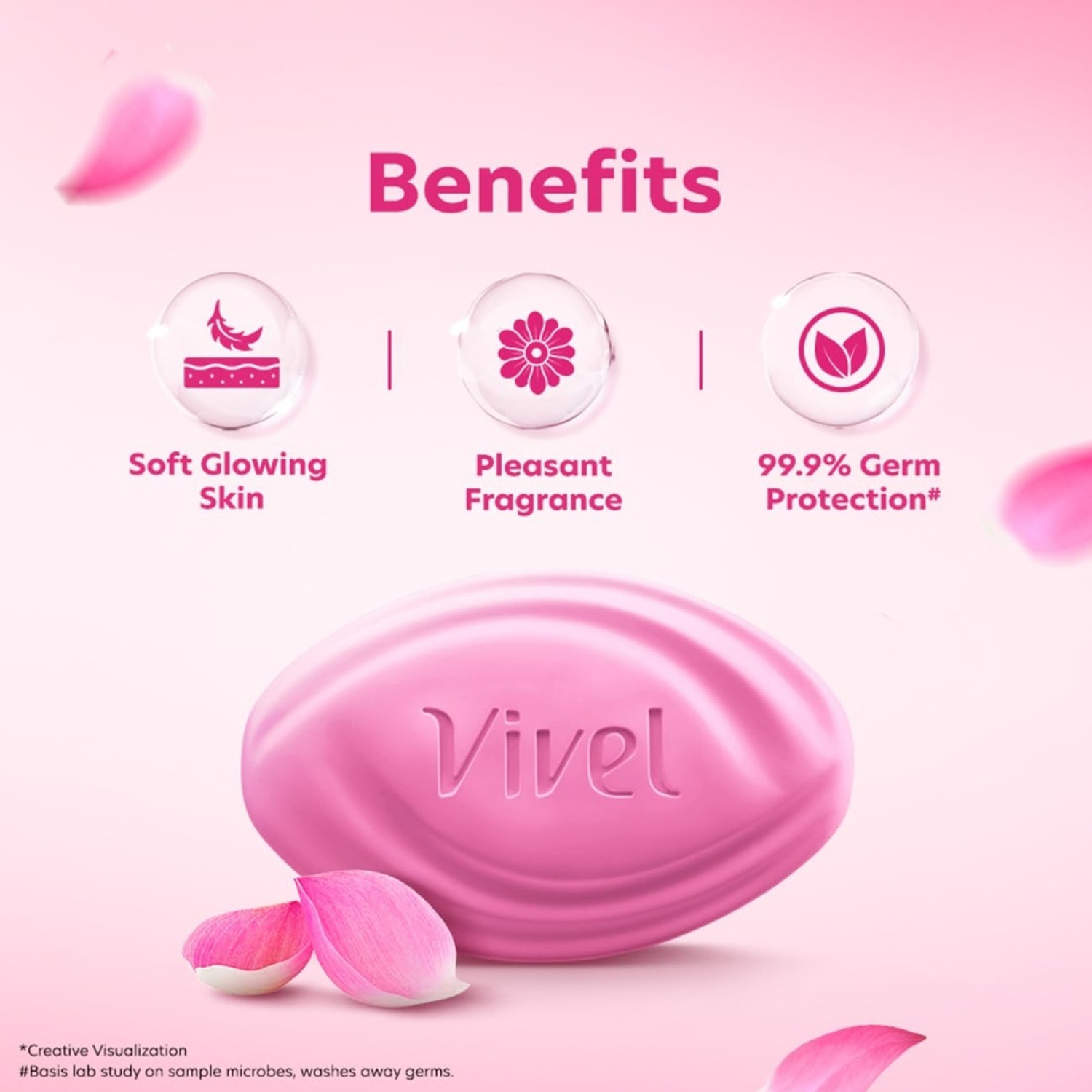 Image of Vivel Lotus Oil + Aloe Vera Bath Soap
