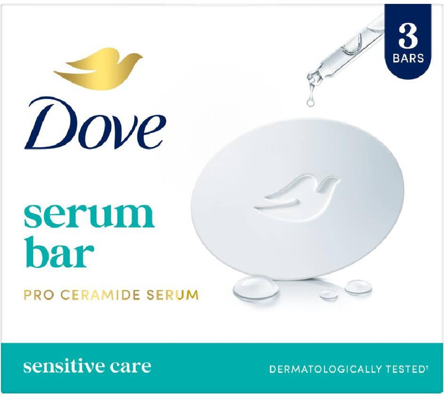 Dove Serum Bar with Pro-Ceramide Pack Pack of 3 · 125 g (375 g total) - Image 2