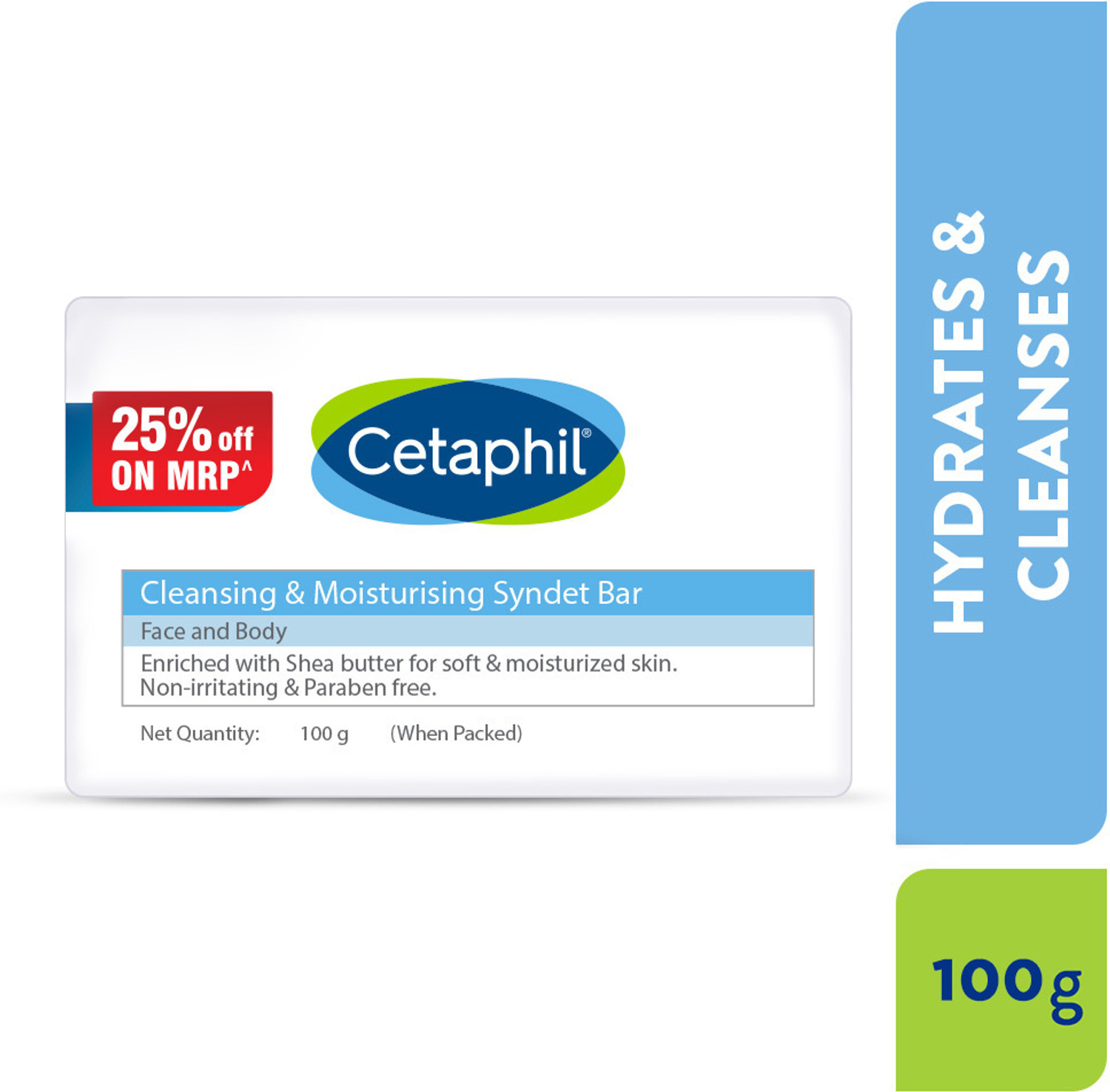 Image of Cetaphil Cleansing Moisturizing Syndet Bar