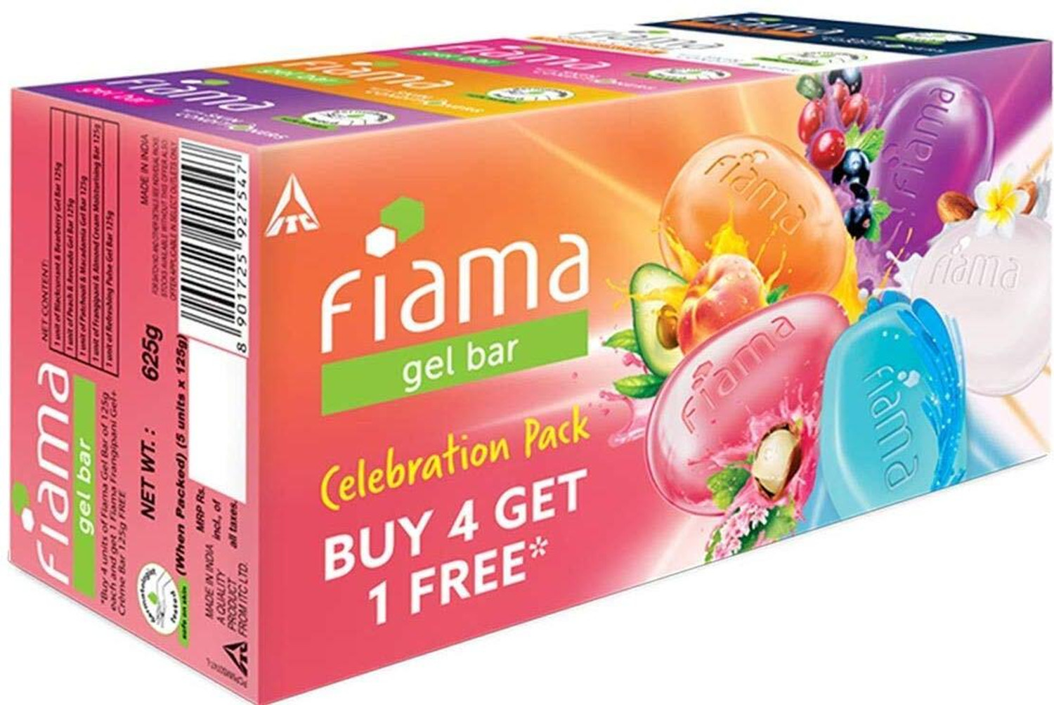 Image of FIAMA Celebration Pack Gel Bar (5X125g)
