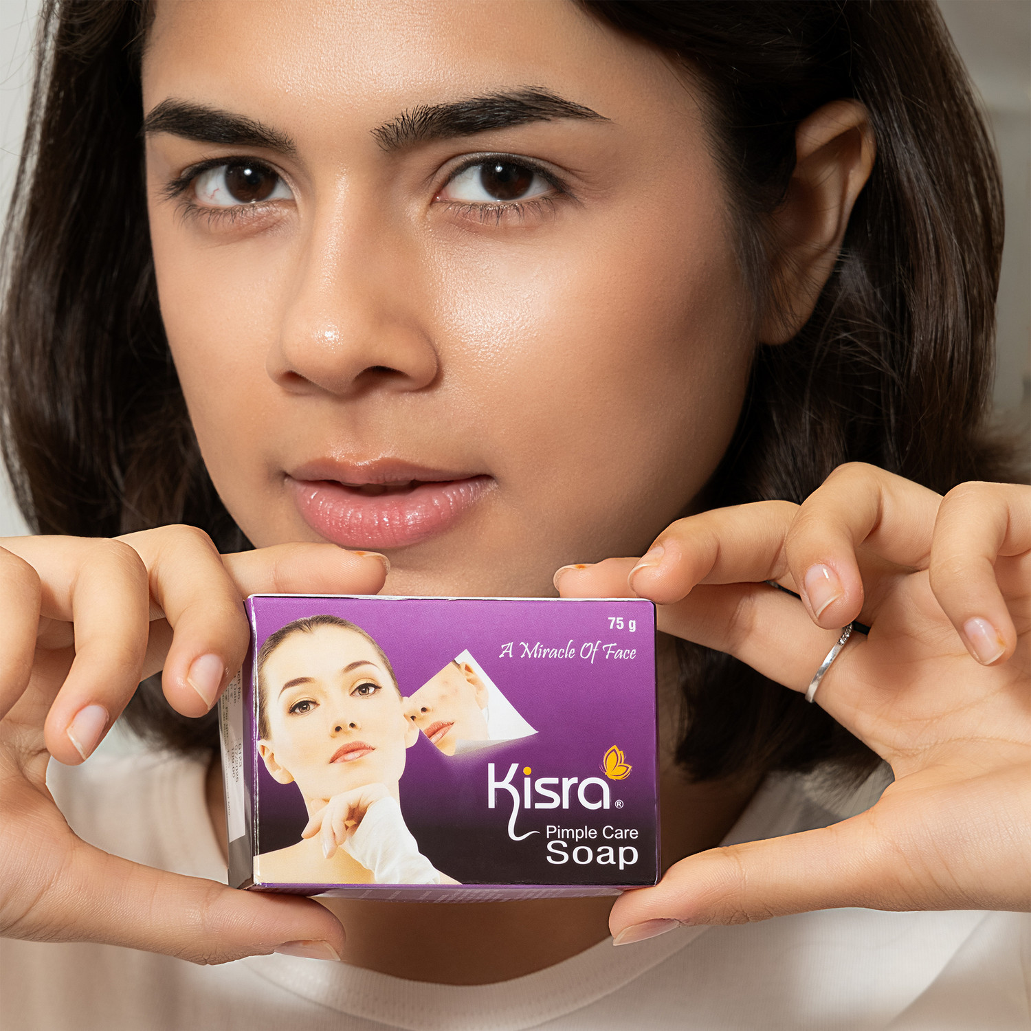 Image of KISRA Pimple Care Soap for Acne, Sun Tan, Blemishes, Fine Line, Darkspots |Men, Women