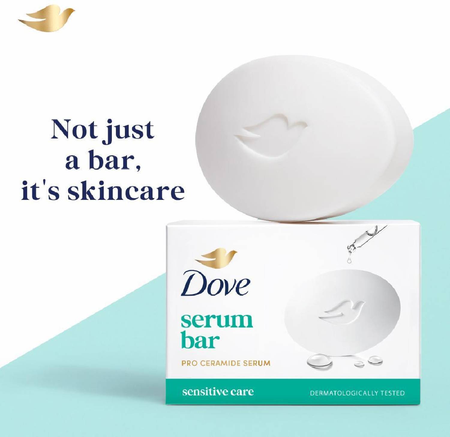 Dove Serum Bar with Pro-Ceramide Pack Pack of 3 · 125 g (375 g total) - Image 3