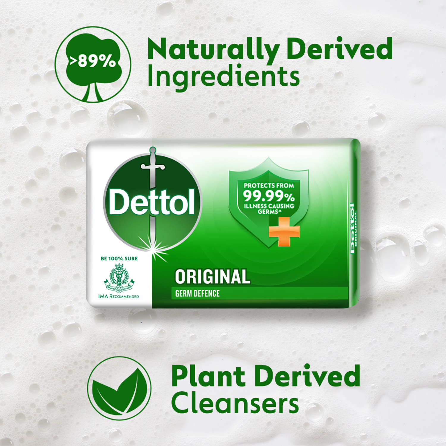 Image of Dettol Original Germ Protection Bathing Soap
