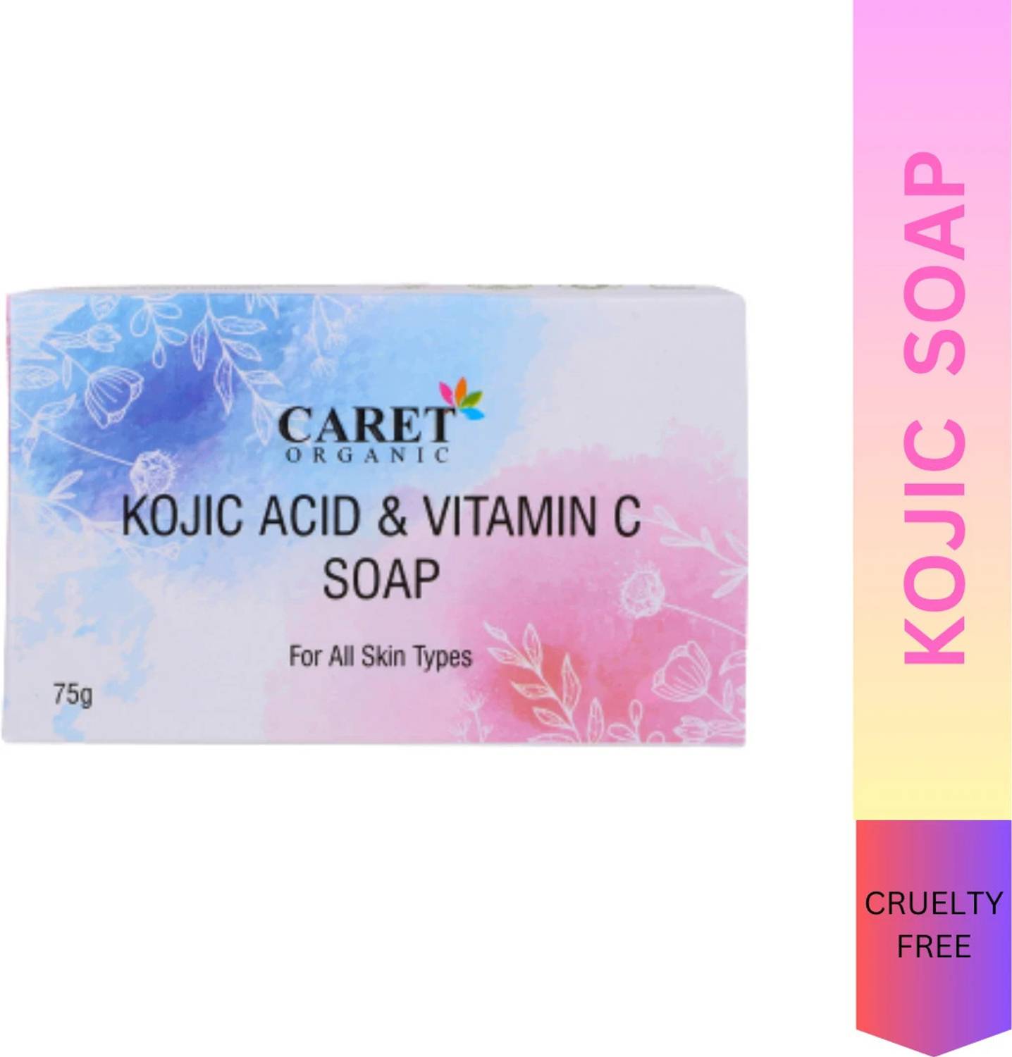 Caret Organic Vitamin C Kojic Acid Soap For Skin Brightening- Dark Spots Removal