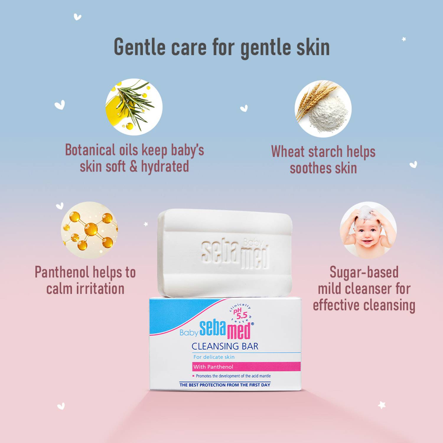 Sebamed Baby Cleansing Bar 100g - Image 2