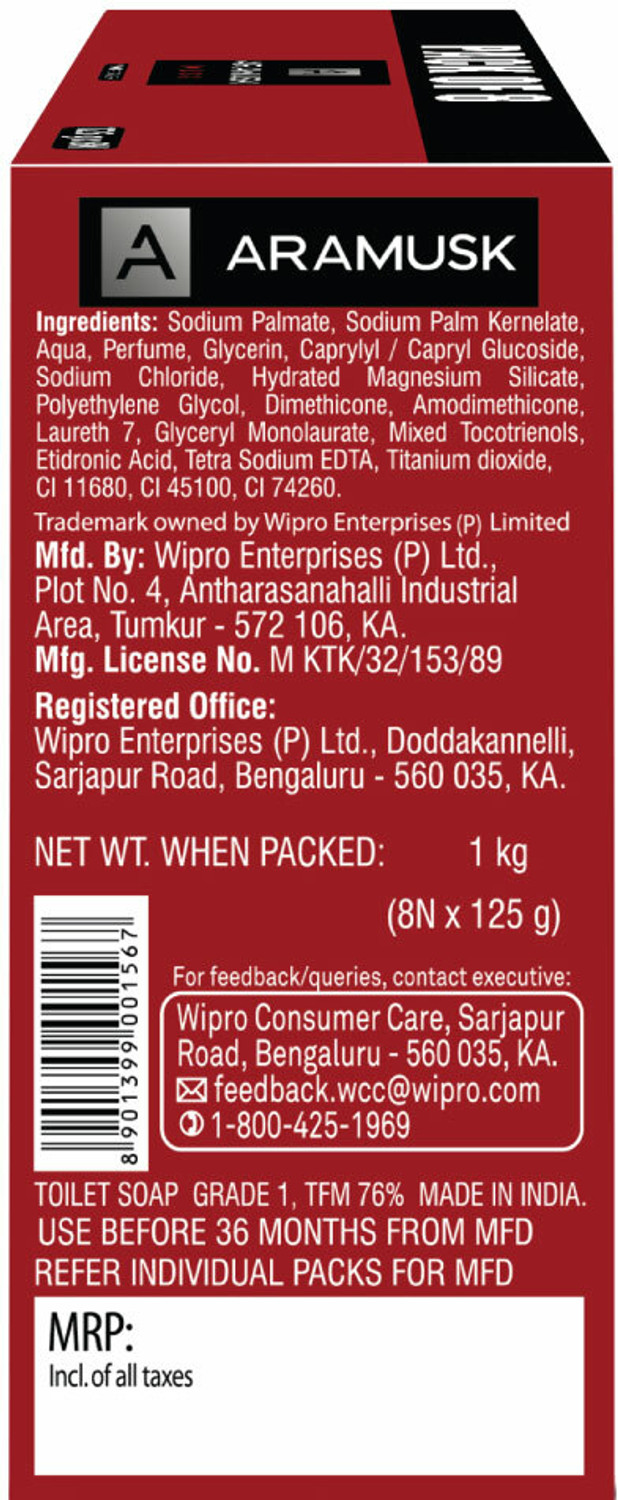 Image of ARAMUSK by Wipro Soap For Men With Classic Musk Fragrance