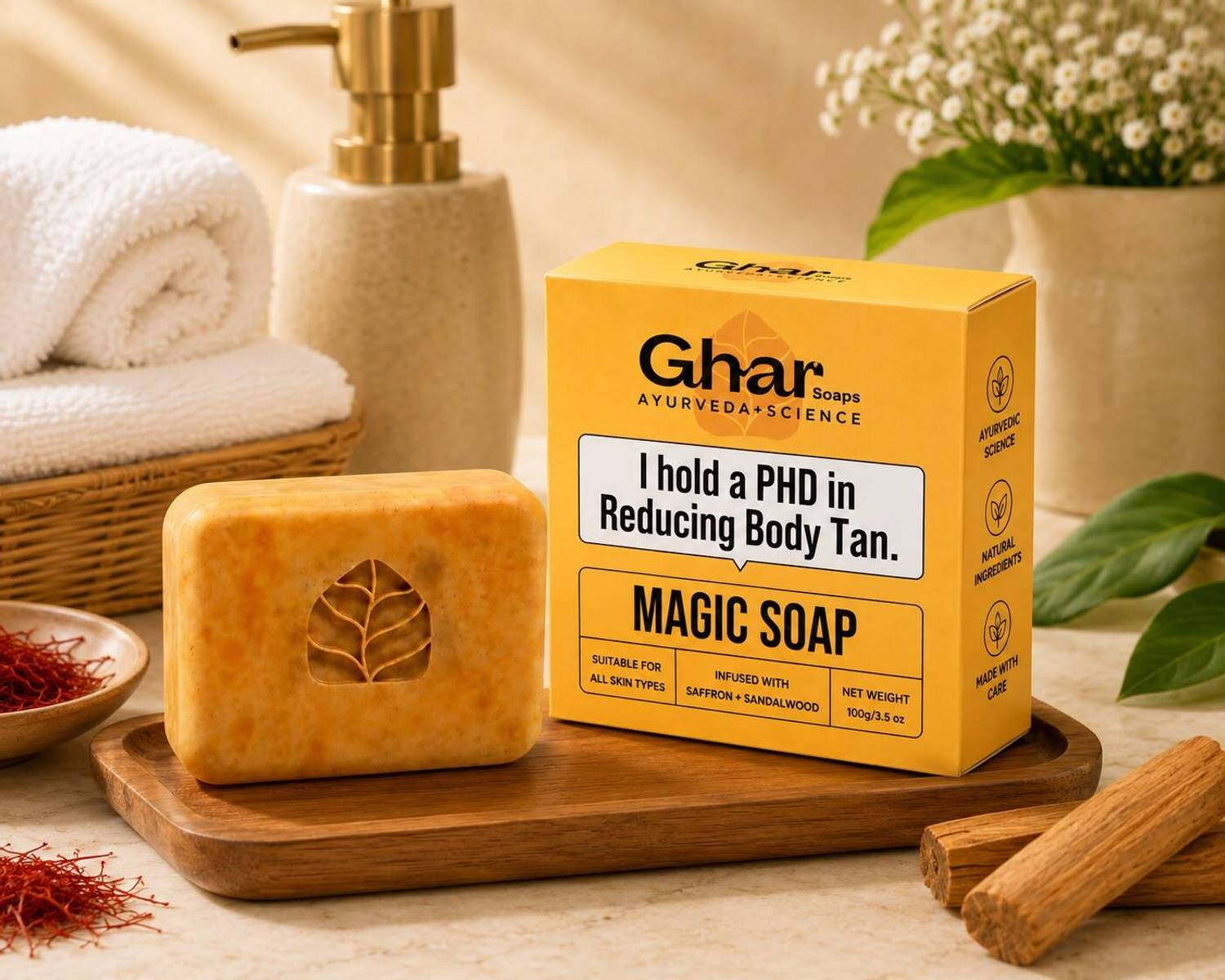 Ghar Magic Soap Pack of 4 · 100 g Pack of 4 · 100 g (400 g total) - Image 2