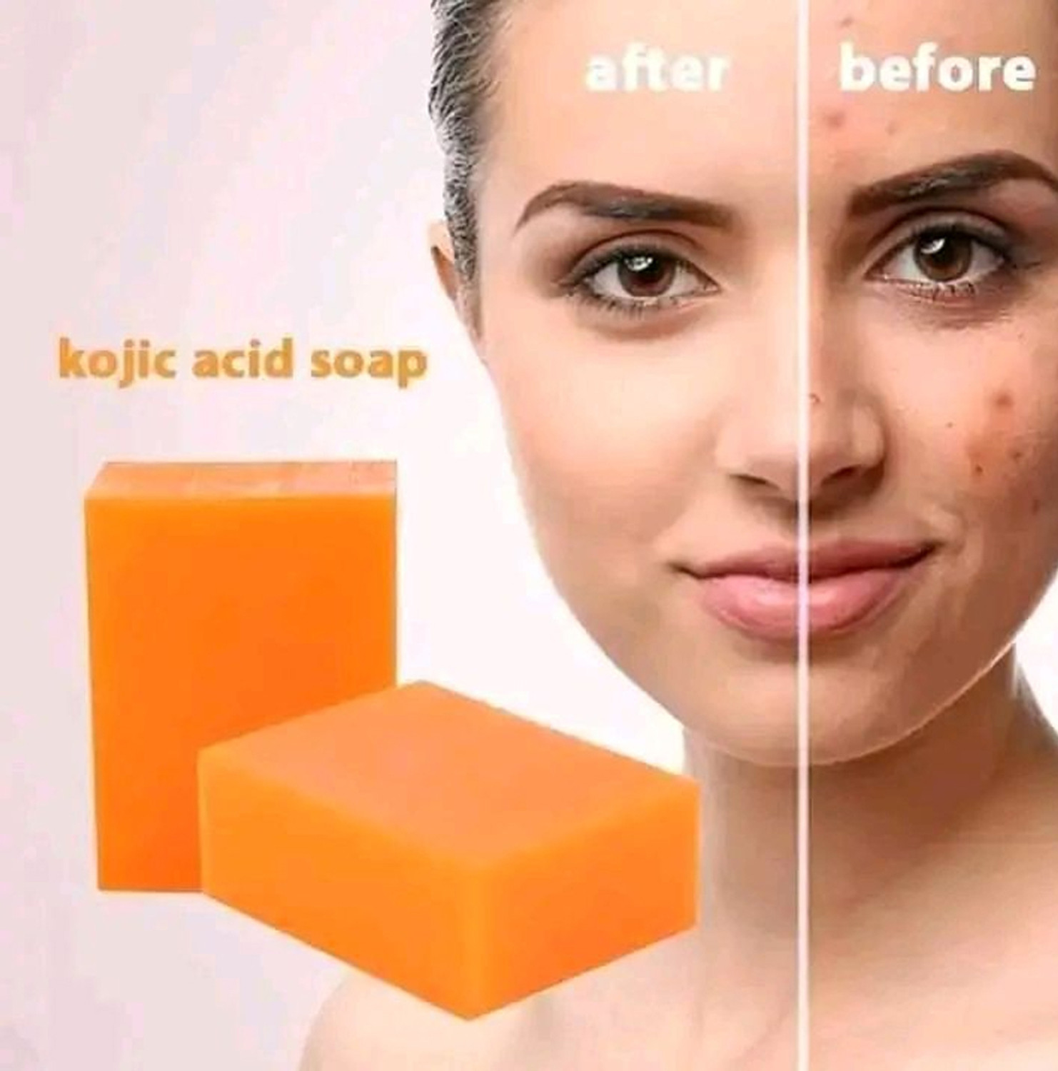 Image of Derma Kojic Acid, Glutatheone, Alpha Arbutin, Turmeric Soap for skin. Pack of 1