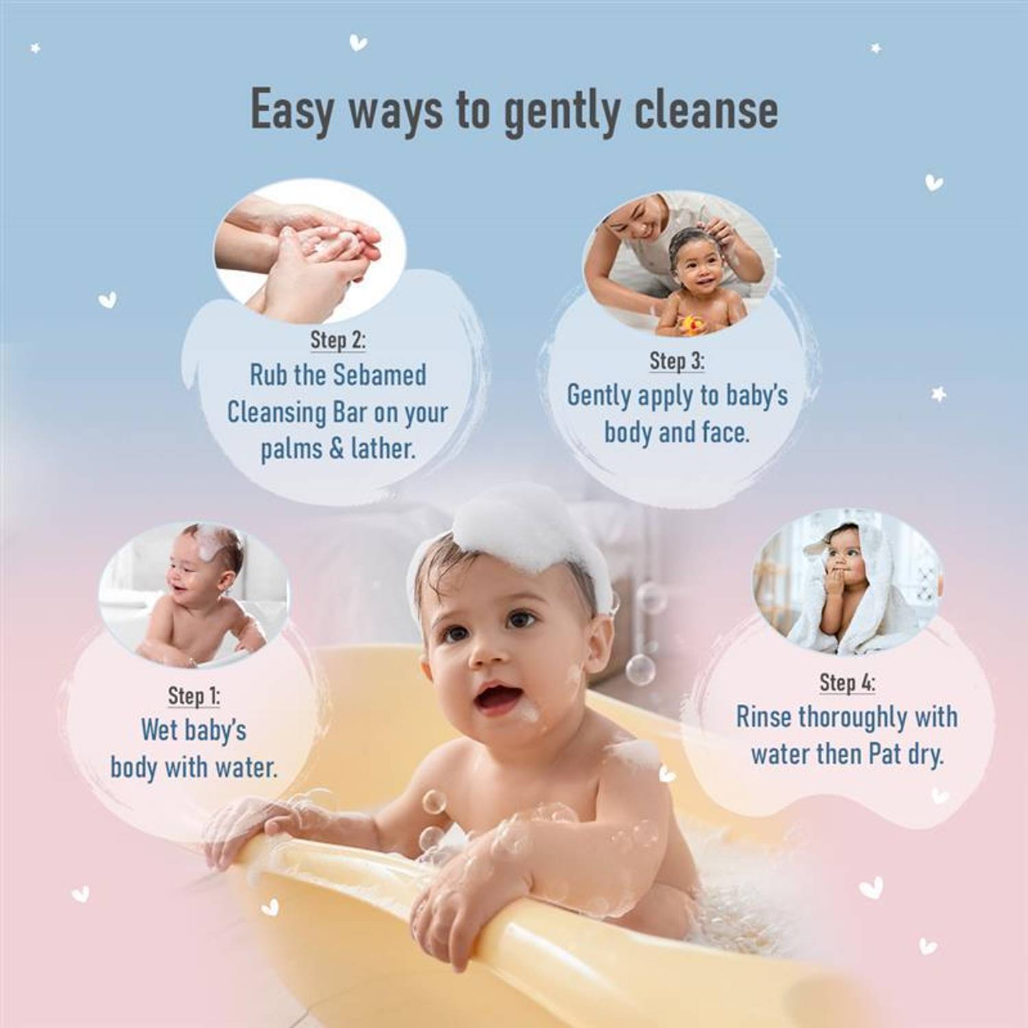 Sebamed Baby Cleansing Bar 100g - Image 4