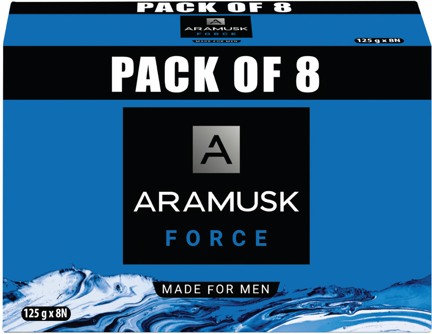 Image of ARAMUSK by Wipro Force Moisturising Bathing Soap For Men With Refreshing Cool Feel