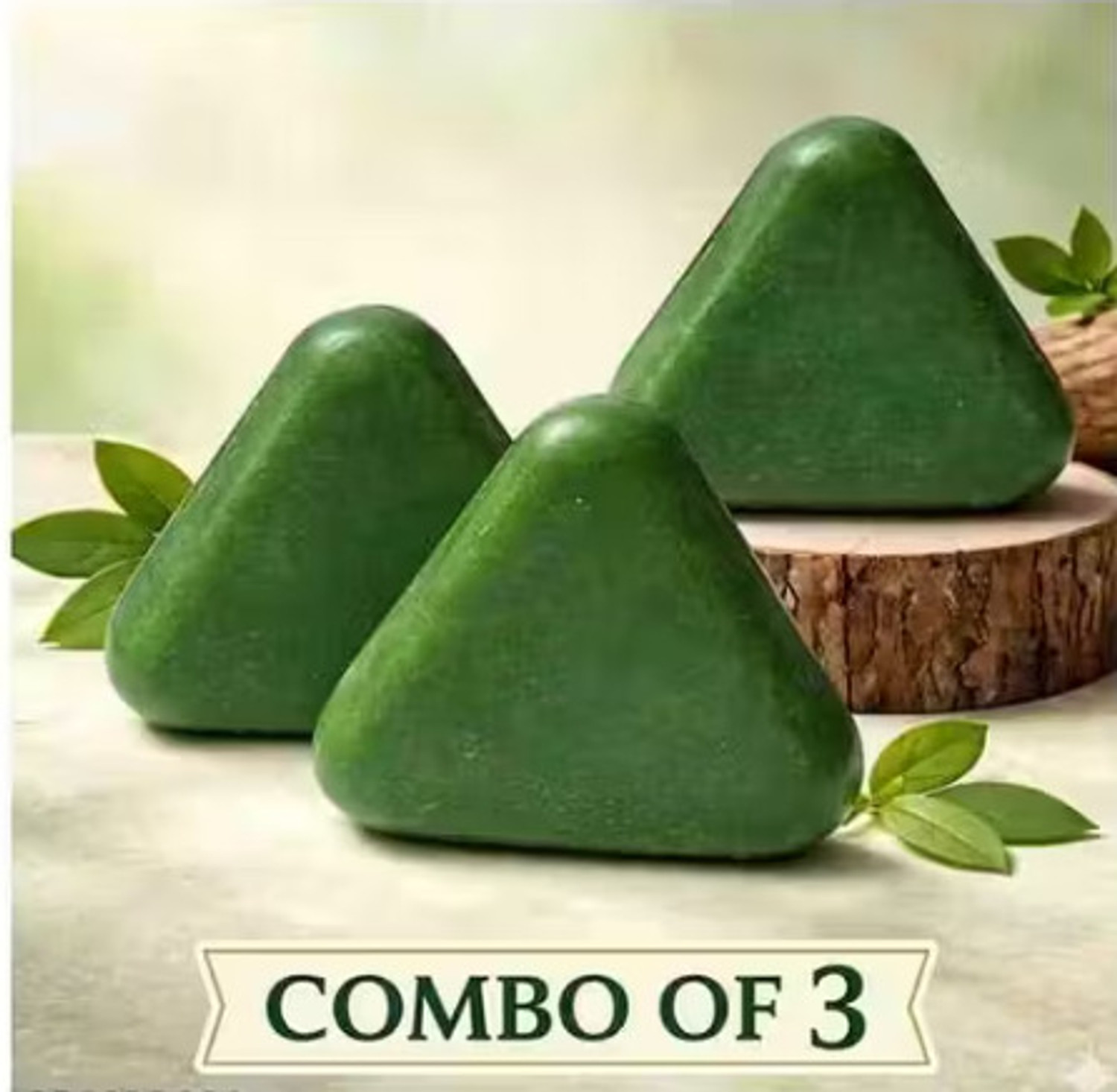 Image of plantcherry Sulfate Free Herbal Shampoo Bar Pack of 3 Hair Care (3 x 100 g)