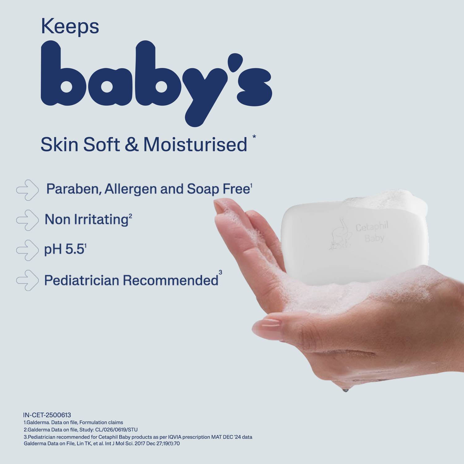 Cetaphil Baby Mild Bar 100gm - Image 4