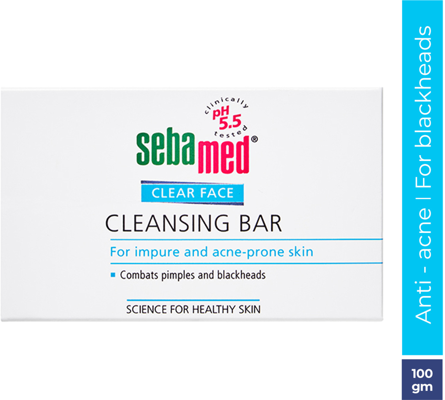 Image of Sebamed Clear Face Cleansing Bar| pH 5.5 |Gentle & deep pore cleansing |